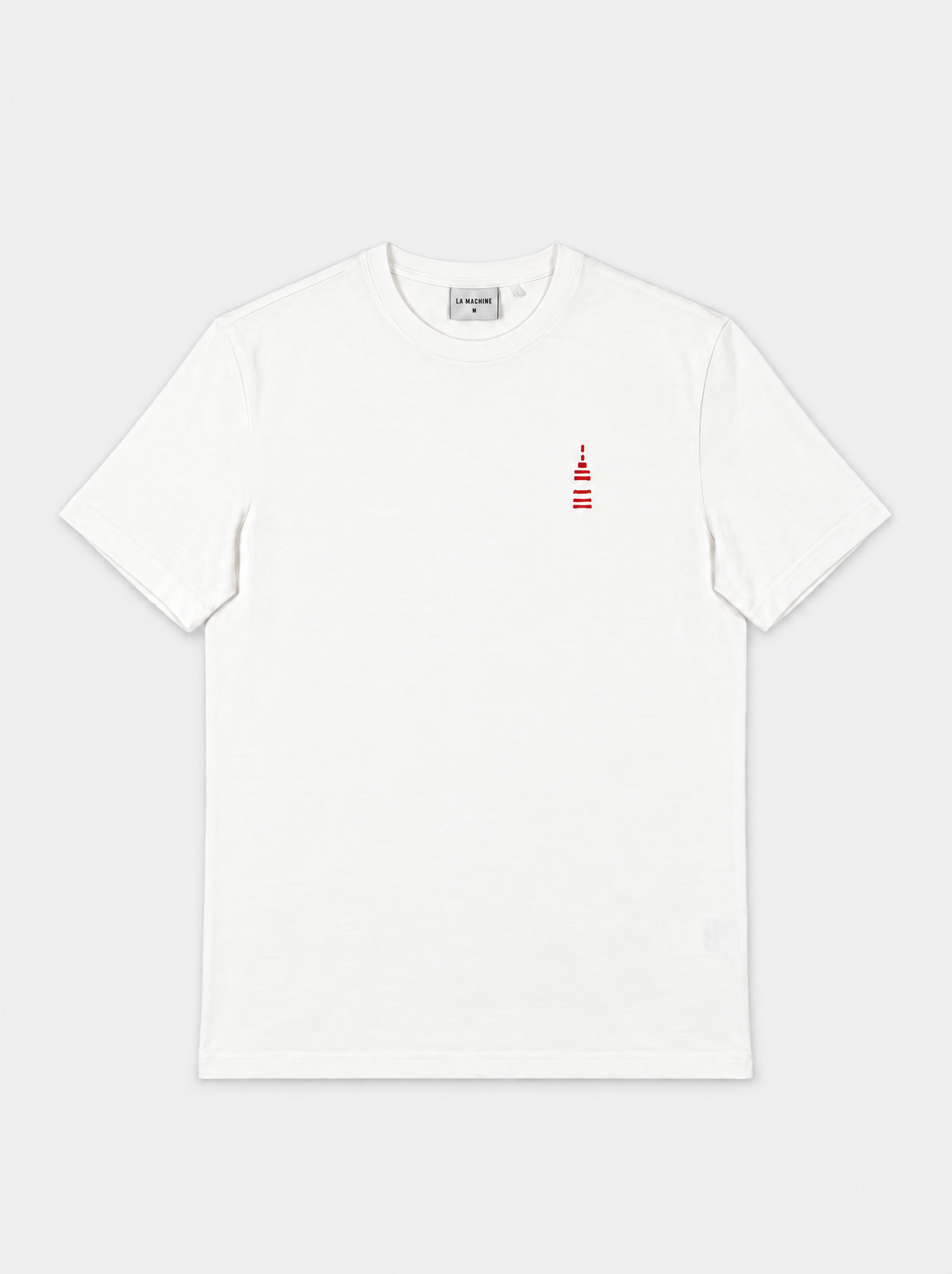 The Ventoux - T-shirt - Off White by La Machine Cycle Club, shown on a plain background.