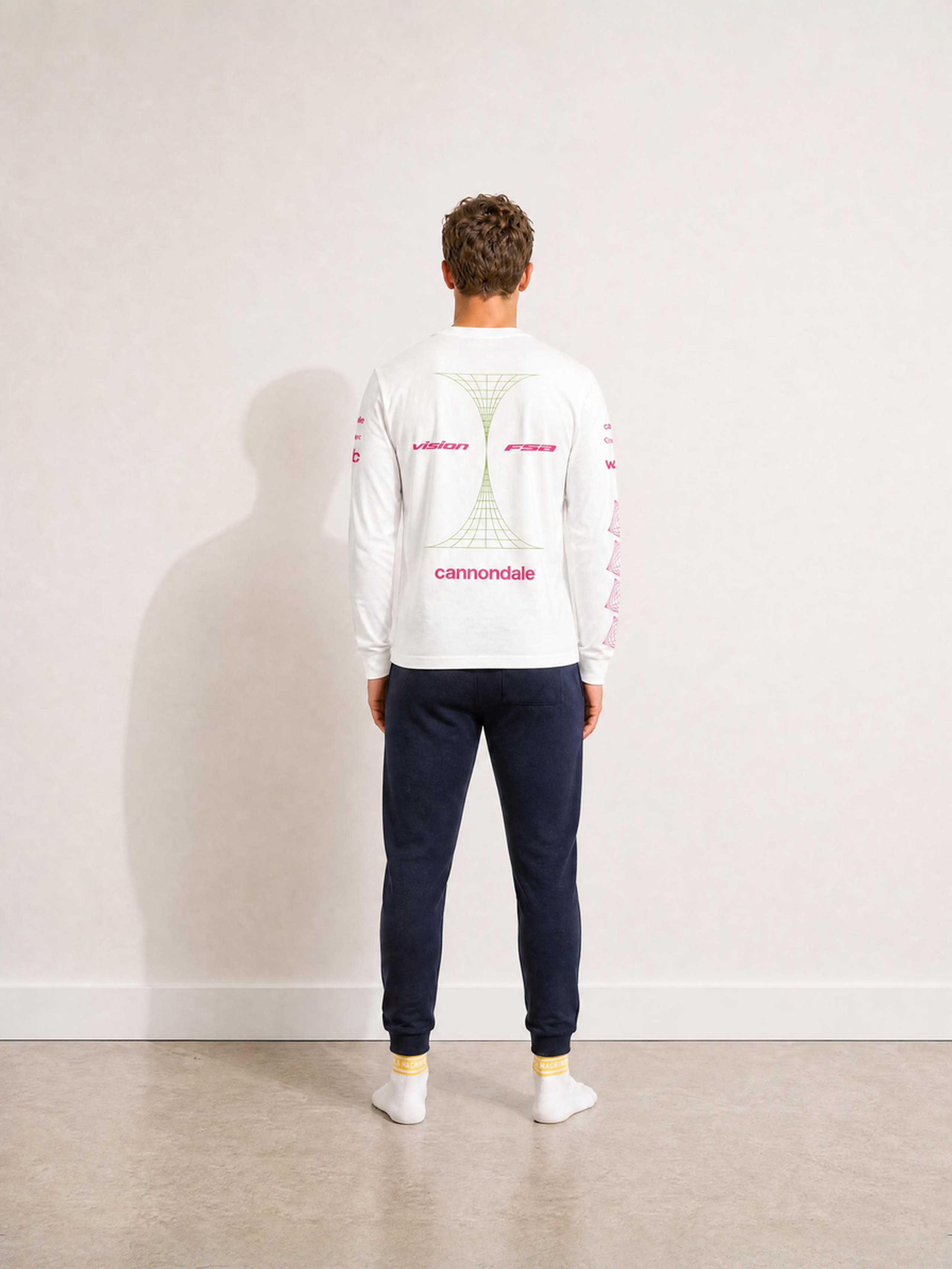EF Pro Cycling - Official Team wear 2026- Longsleeve - White