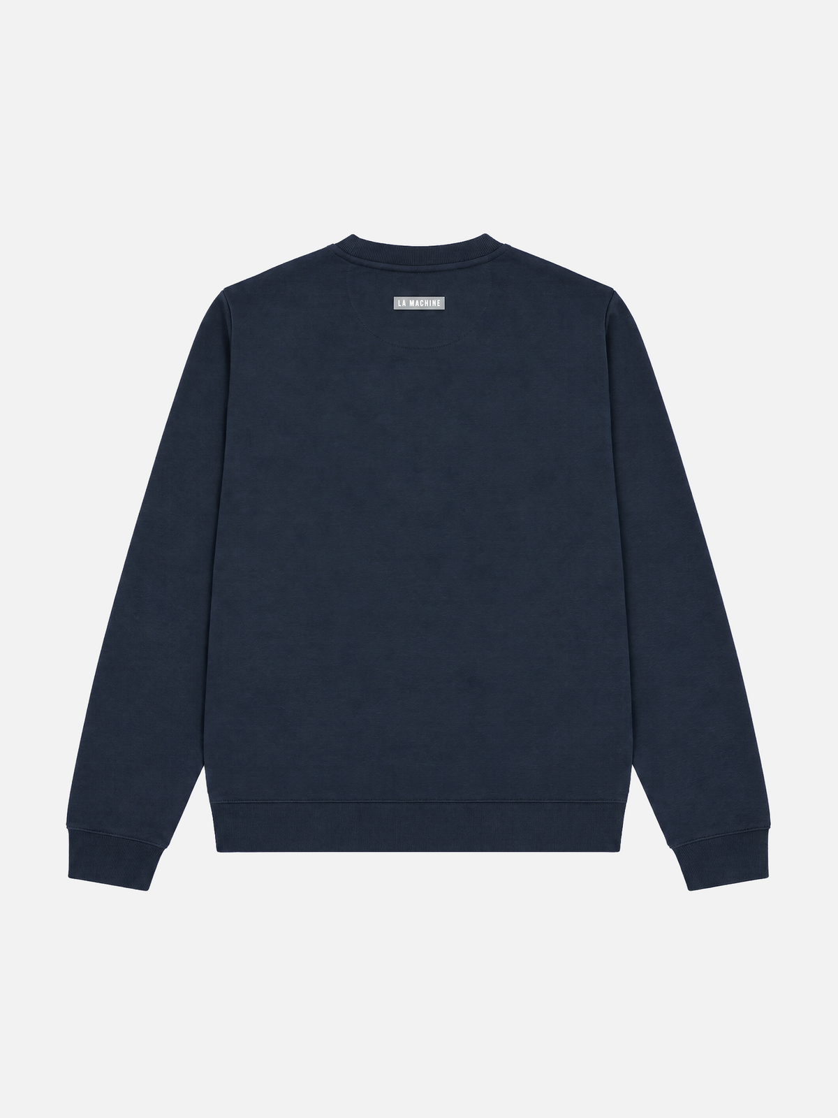 Close-up of the embroidery on the Grand Tours III sweatshirt.
