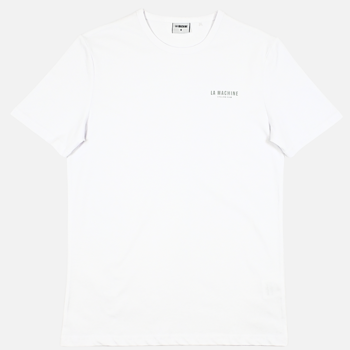 La Machine Club Line T-shirt - Bright White - La Machine