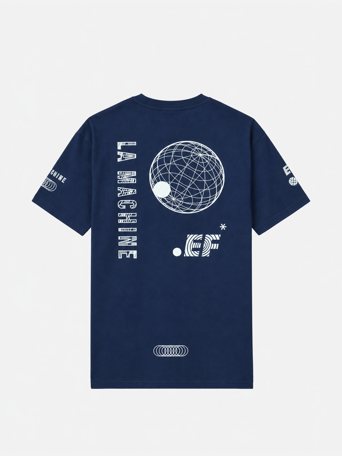 La Machine X EF Pro Cycling - Globe T-shirt - Dark Navy Blue