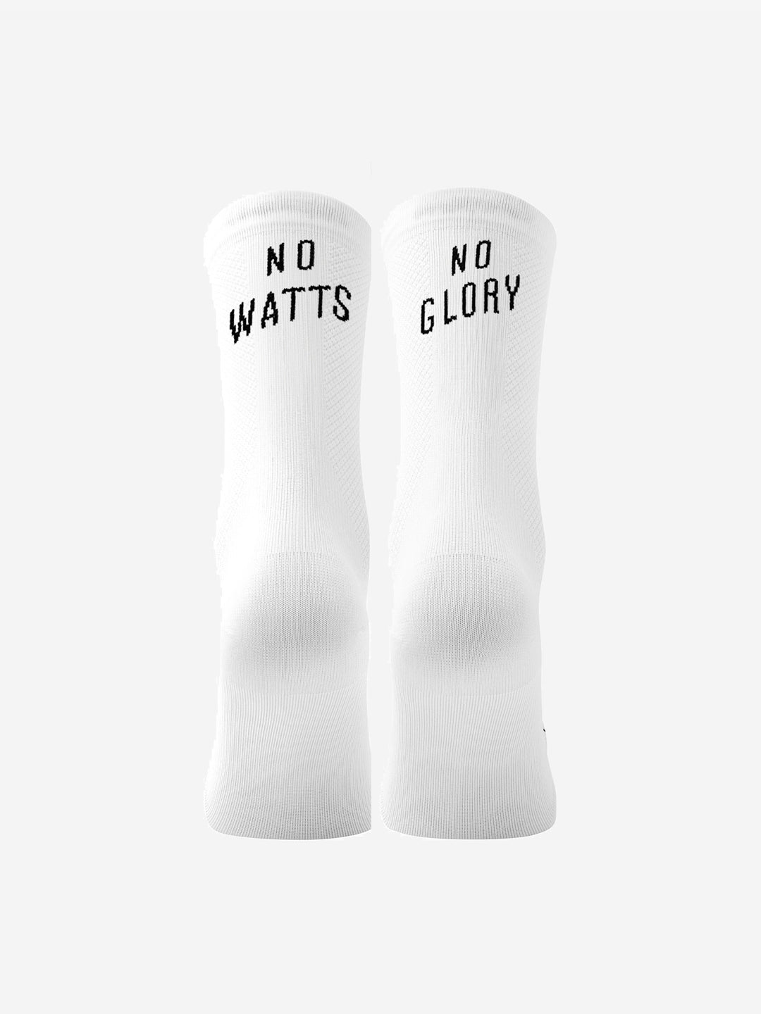 No Watts No Glory - Chaussettes de cyclisme - Blanches