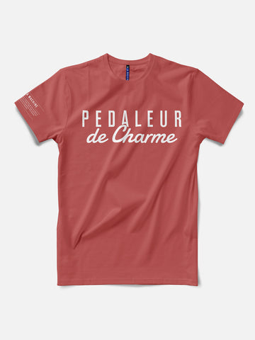 Pedaleur de Charme - T-shirt - Coral
