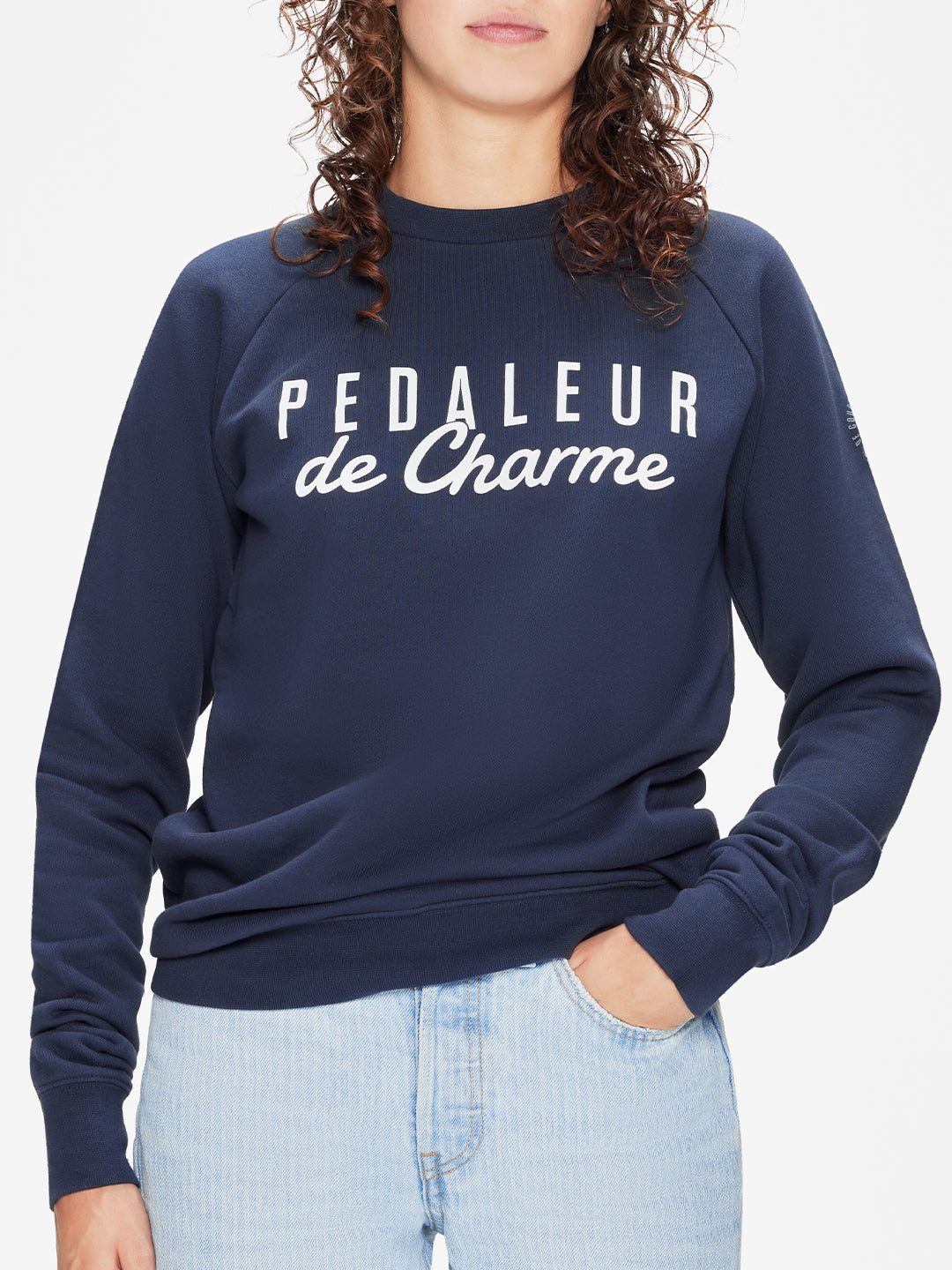 Pedaleur de Charme - Navy - Damen Sweatshirt