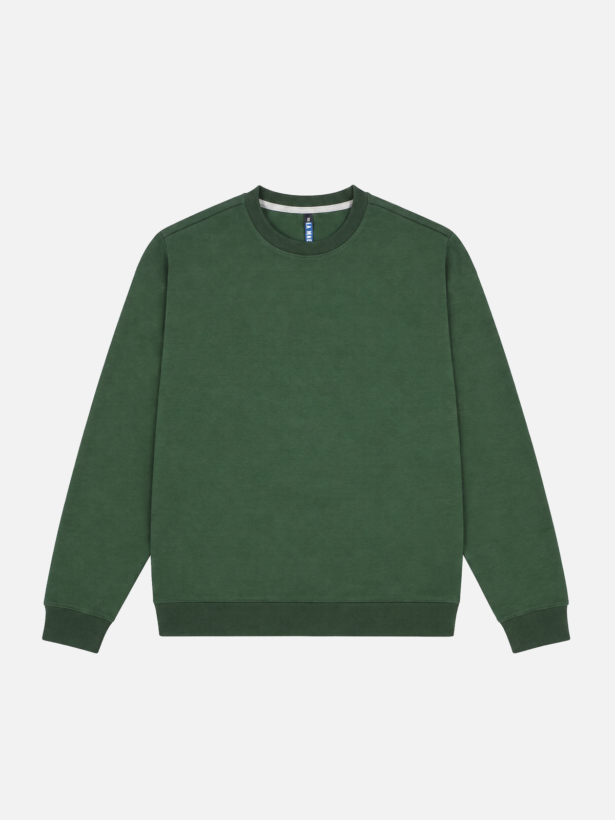 Back view of the Maillot Vert sweatshirt by La Machine, laid flat.