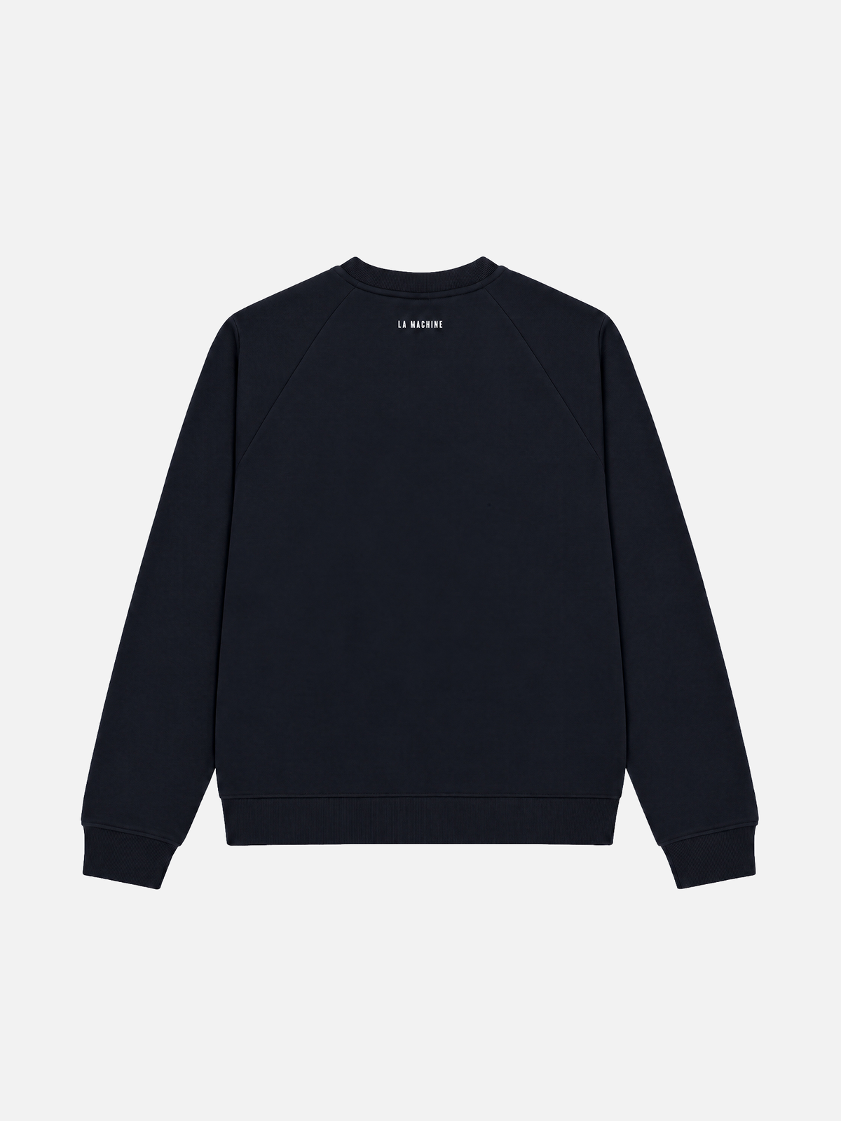 Back view of the Petit Pedaleur de Charme Sweatshirt by La Machine, laid flat.