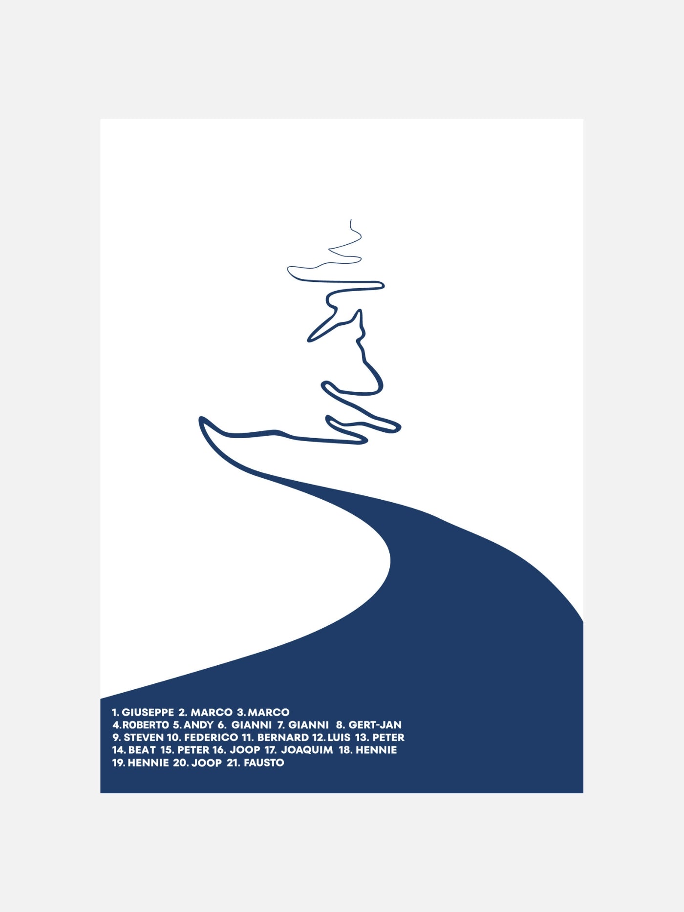 Alpe d' Huez - Poster