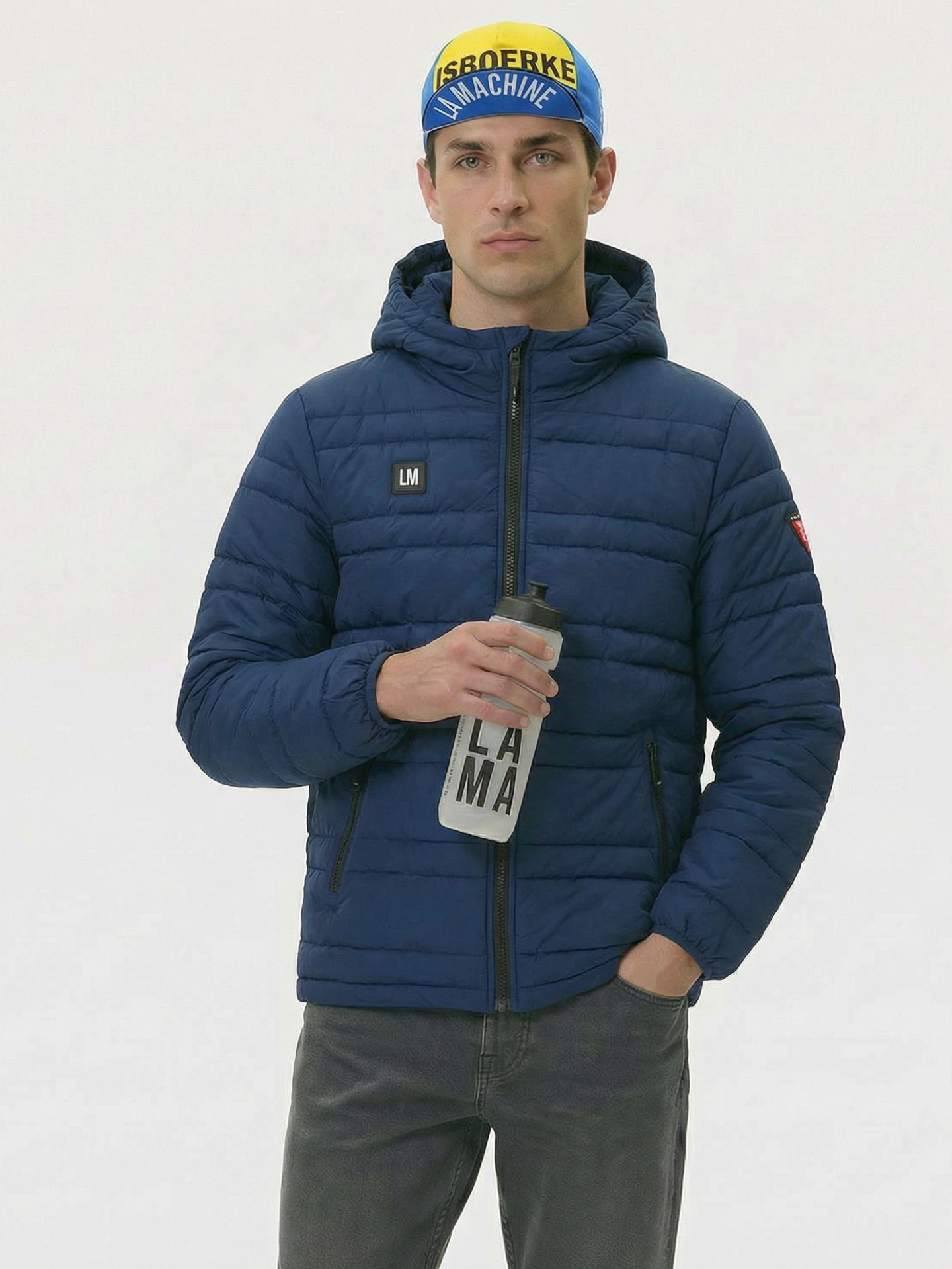 Beyond the bike - Padded Jacket - Blue