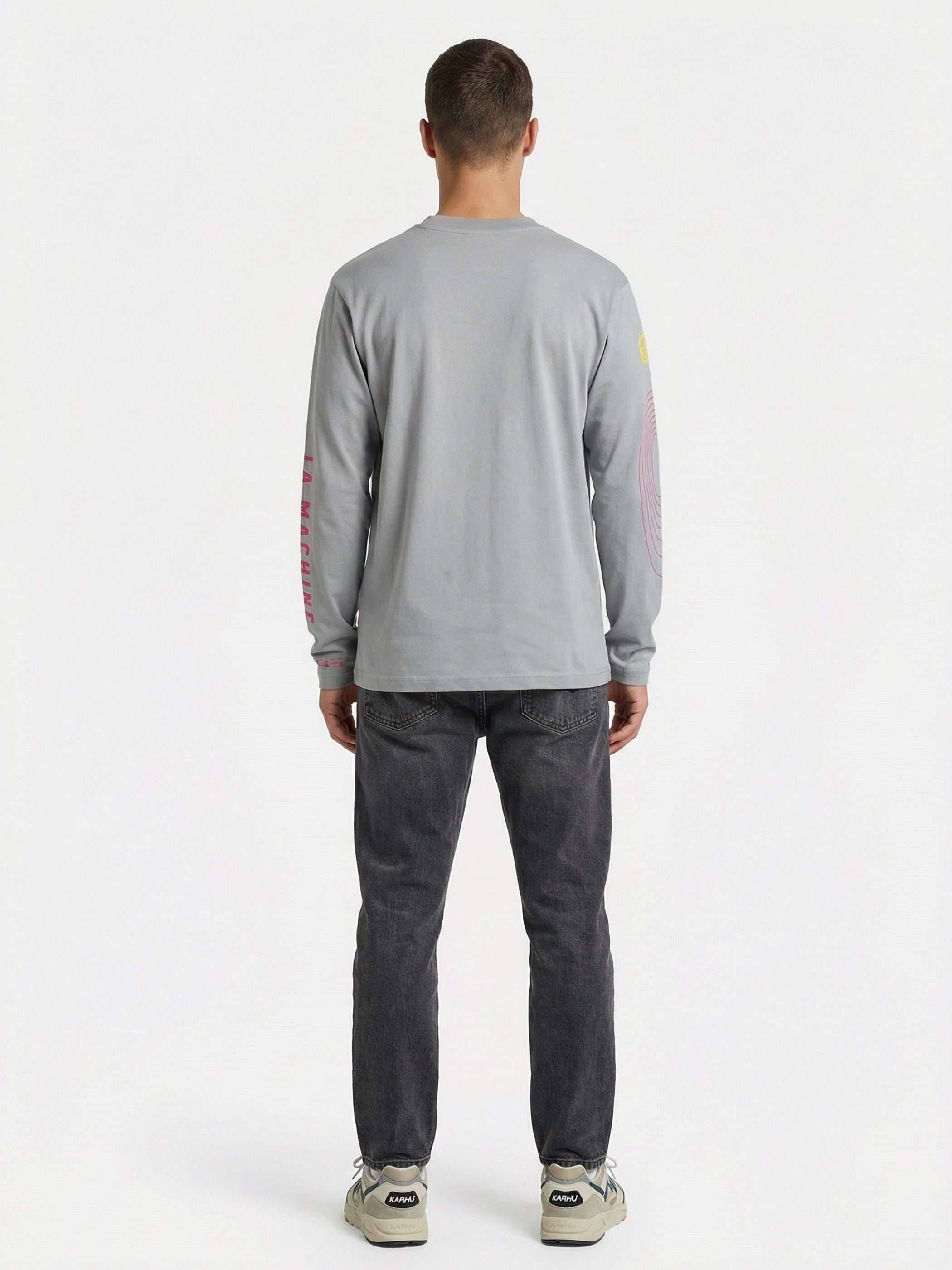 La Machine X EF Pro Cycling - Circle - Longsleeve - Dark Grey