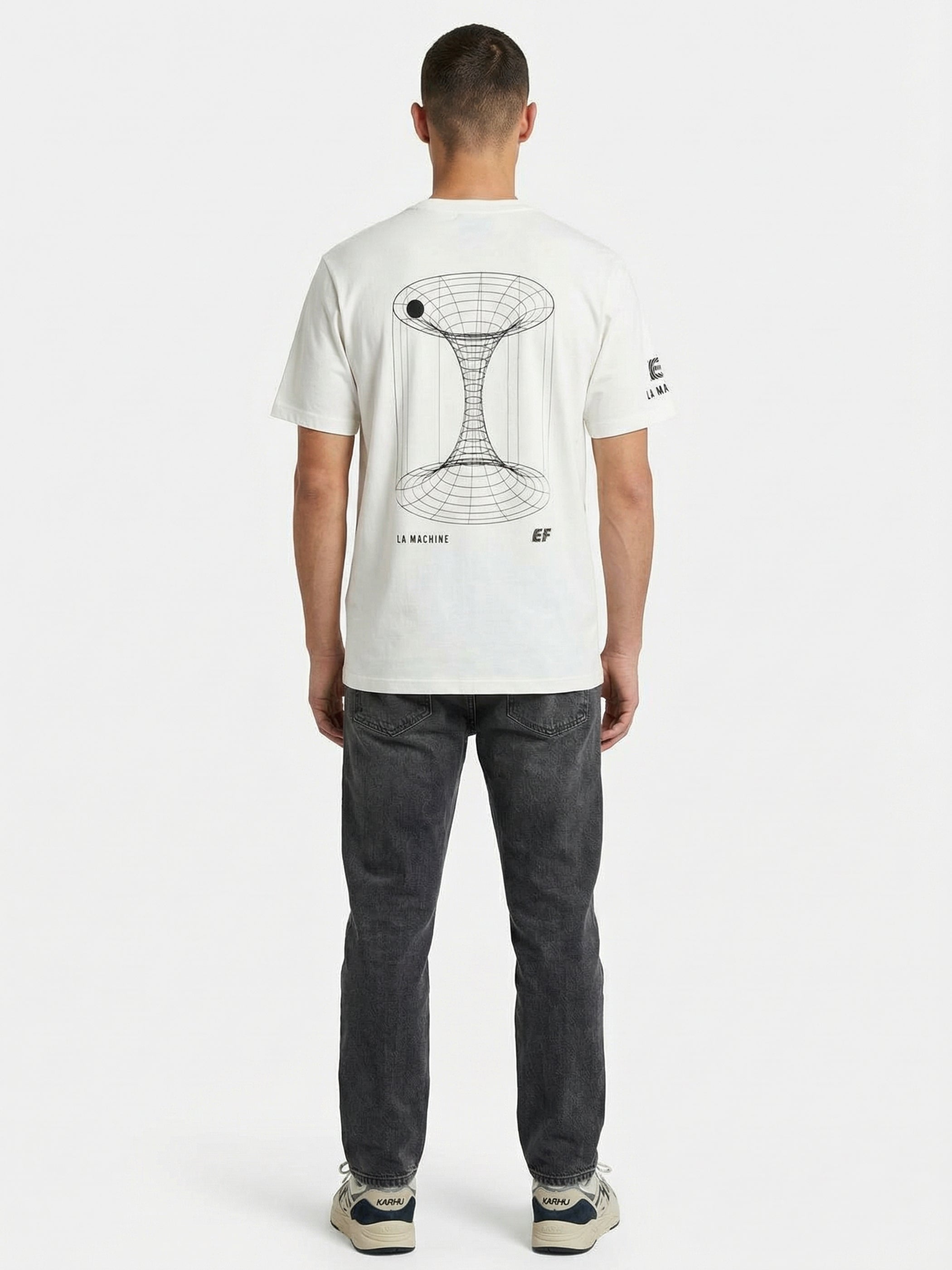 La Machine X EF Pro Cycling - Carroussel T-shirt - Off-White