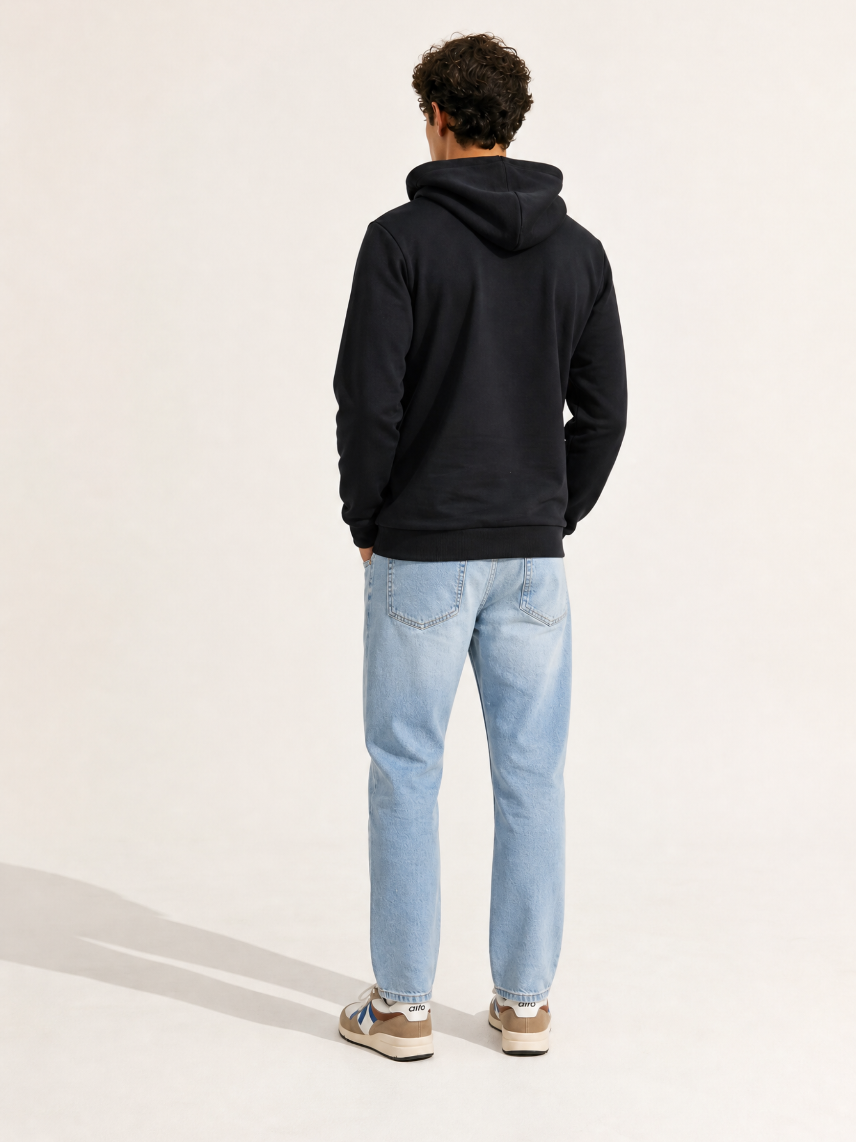 Lucky 13 - Zipped Hoodie - Black - La Machine Cycle Club