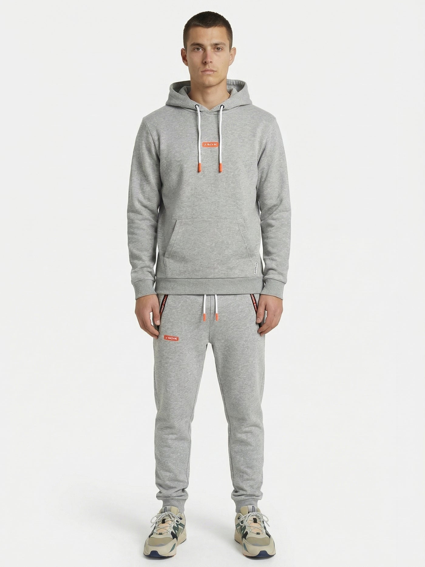 Beyond the bike - Hoodie - Melange Grey - La Machine Cycle Club
