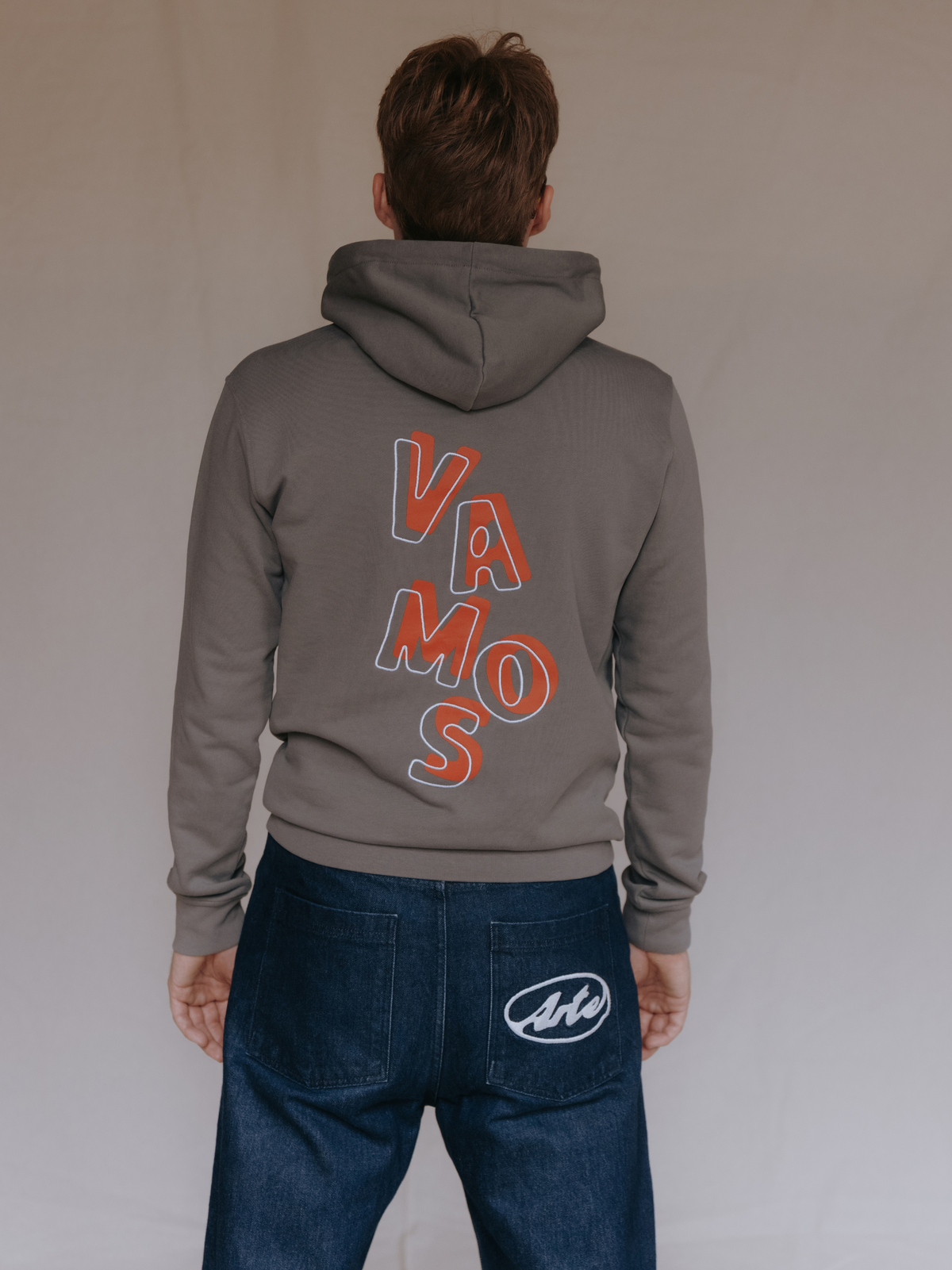 Vamos - Hoodie - Gris Asphalte