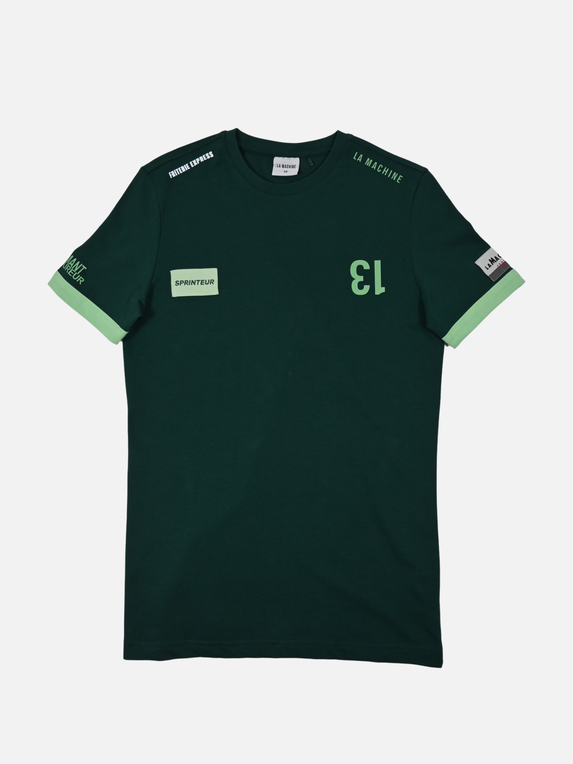 Sprinteur T-shirt by La Machine — a minimalist tribute to the Tour de France sprinters and the green jersey, in a relaxed Regular Fit.