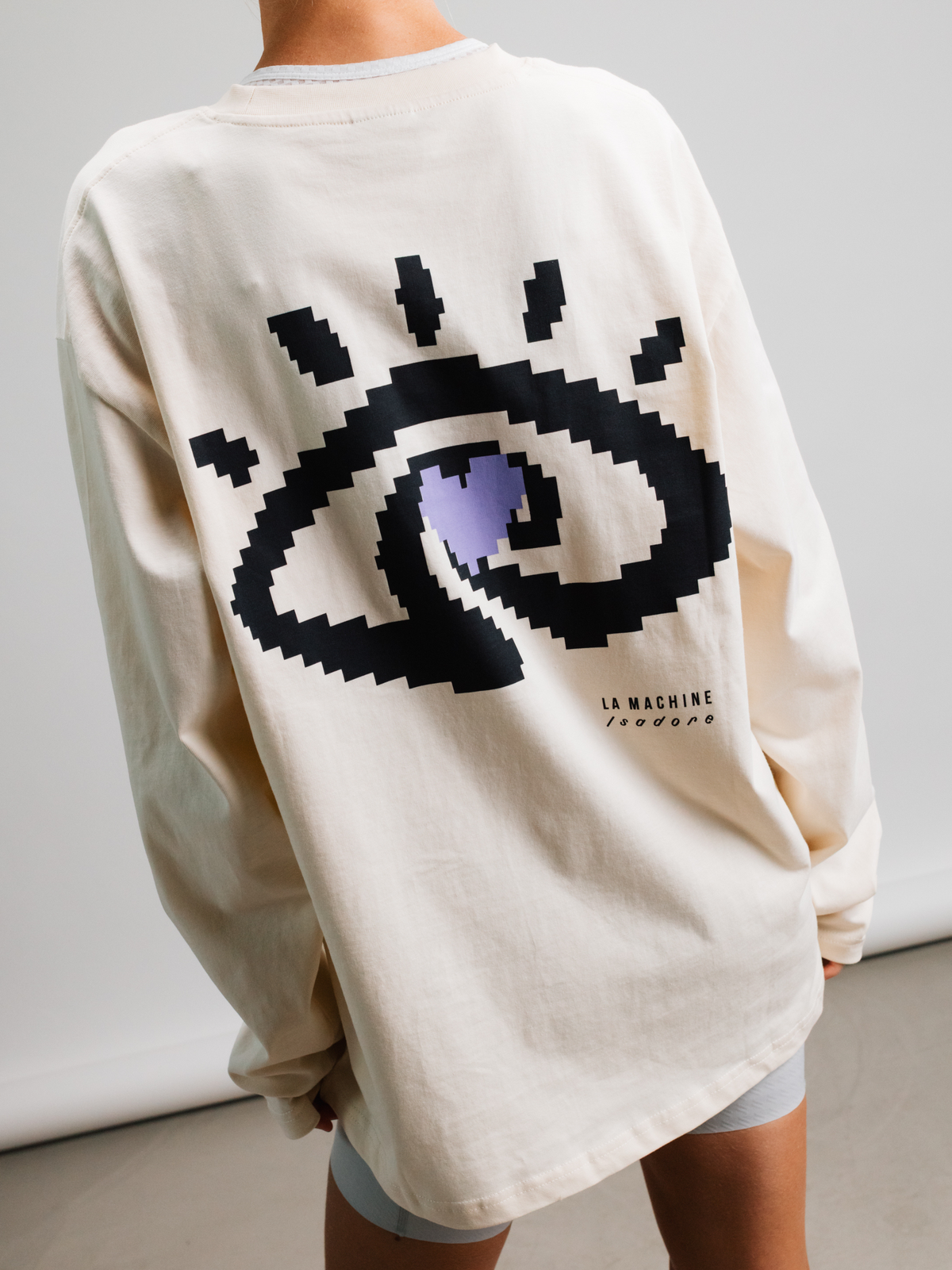 La Machine X Isadore - Eye - Loose Fit - Longsleeve - Beige