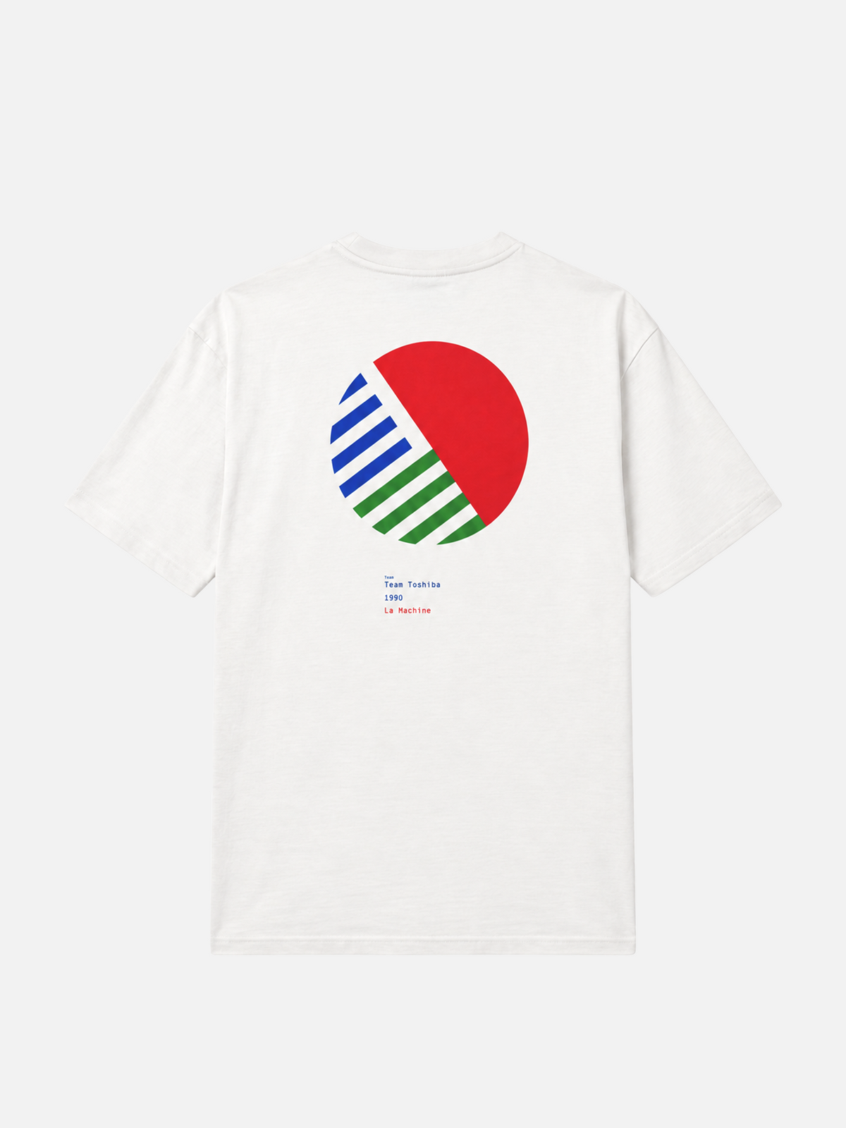 Front view of the Team Toshiba '90 Loose Fit T-shirt, laid flat.