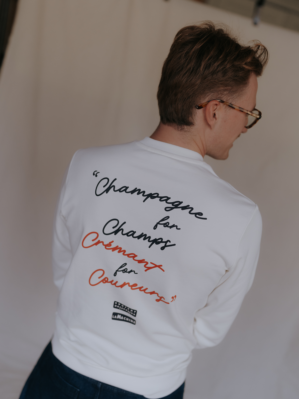 Crémant for Coureurs - Sweatshirt - Off White