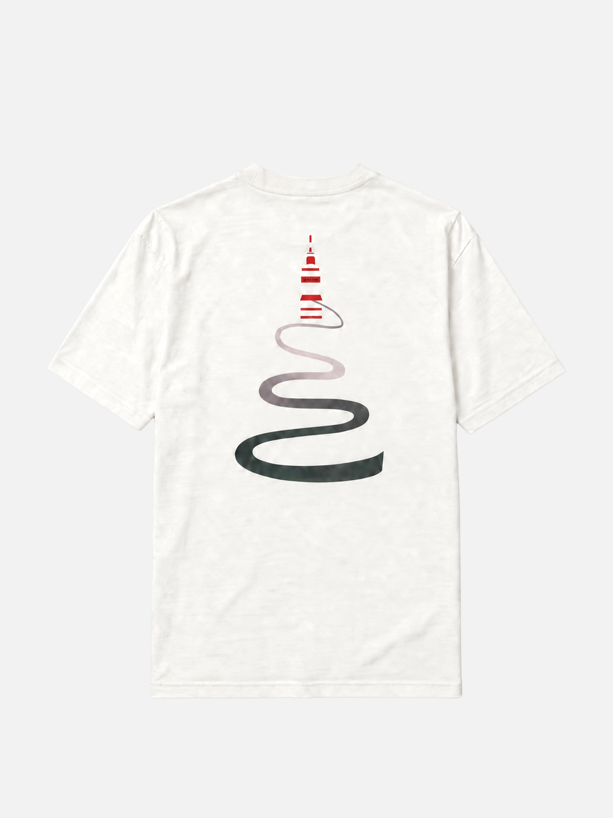 Back view of the Ventoux tee Off White.