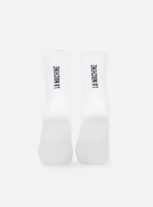 La Machine Logo - Cycling Socks - White