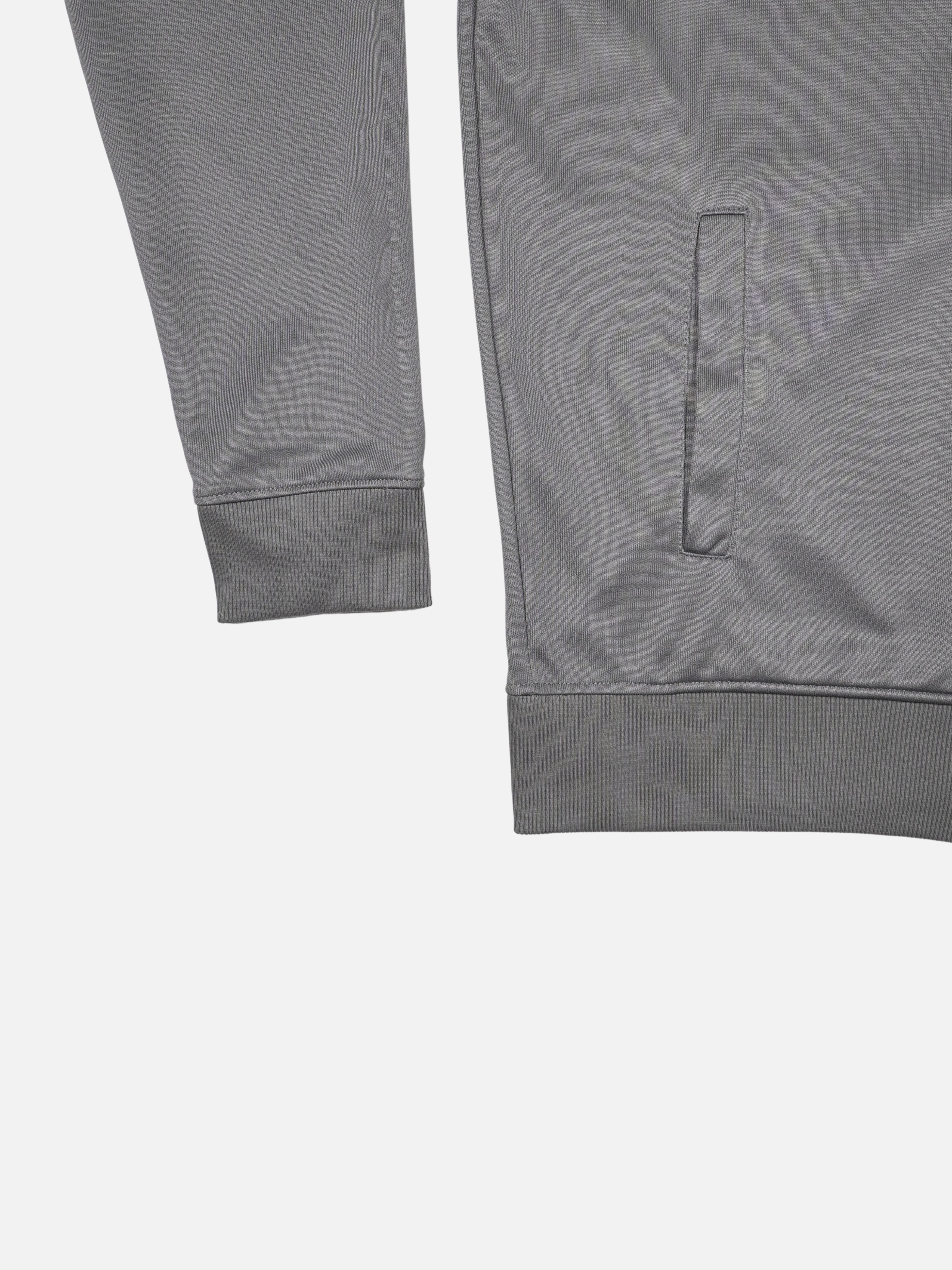 Additional view of the Coffee Ride Winners Club - Track Jacket - Steel Grey by La Machine Cycle Club.
