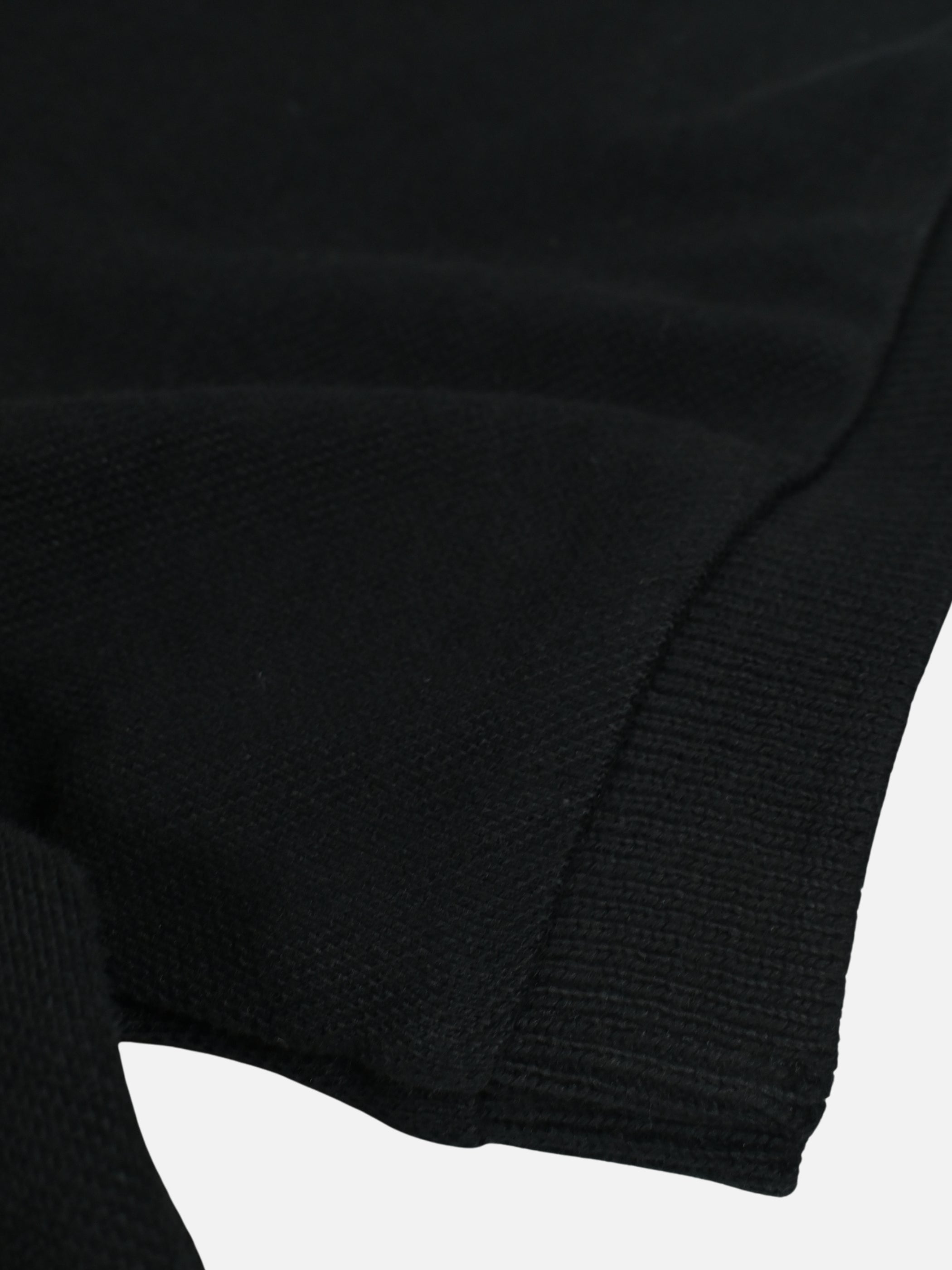 Detail view of the Grande Boucle - Polo Shirt - Black by La Machine Cycle Club.