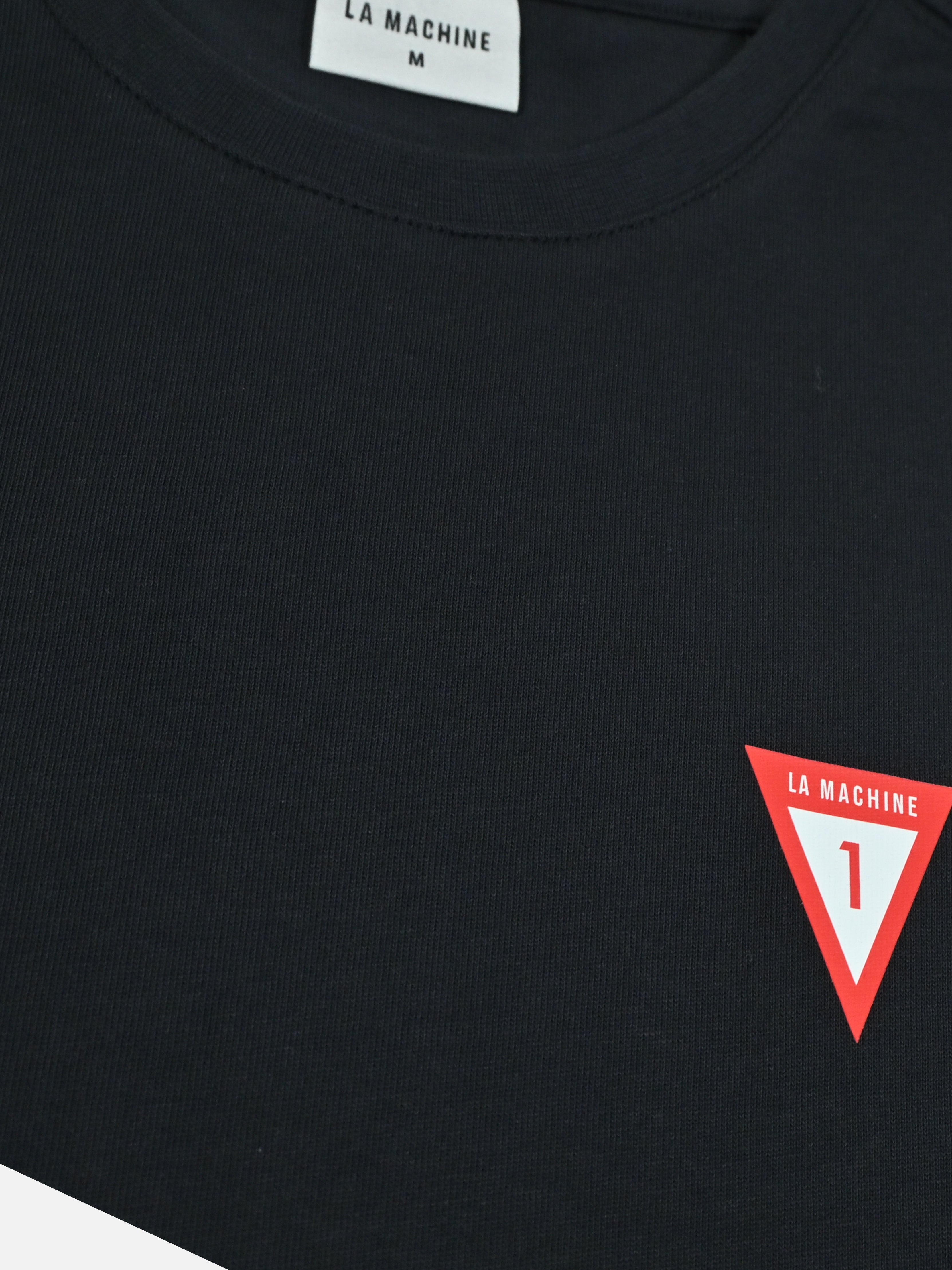 The In Lycra We Trust - T-shirt - Dark Navy Blue by La Machine Cycle Club, alternate product view.