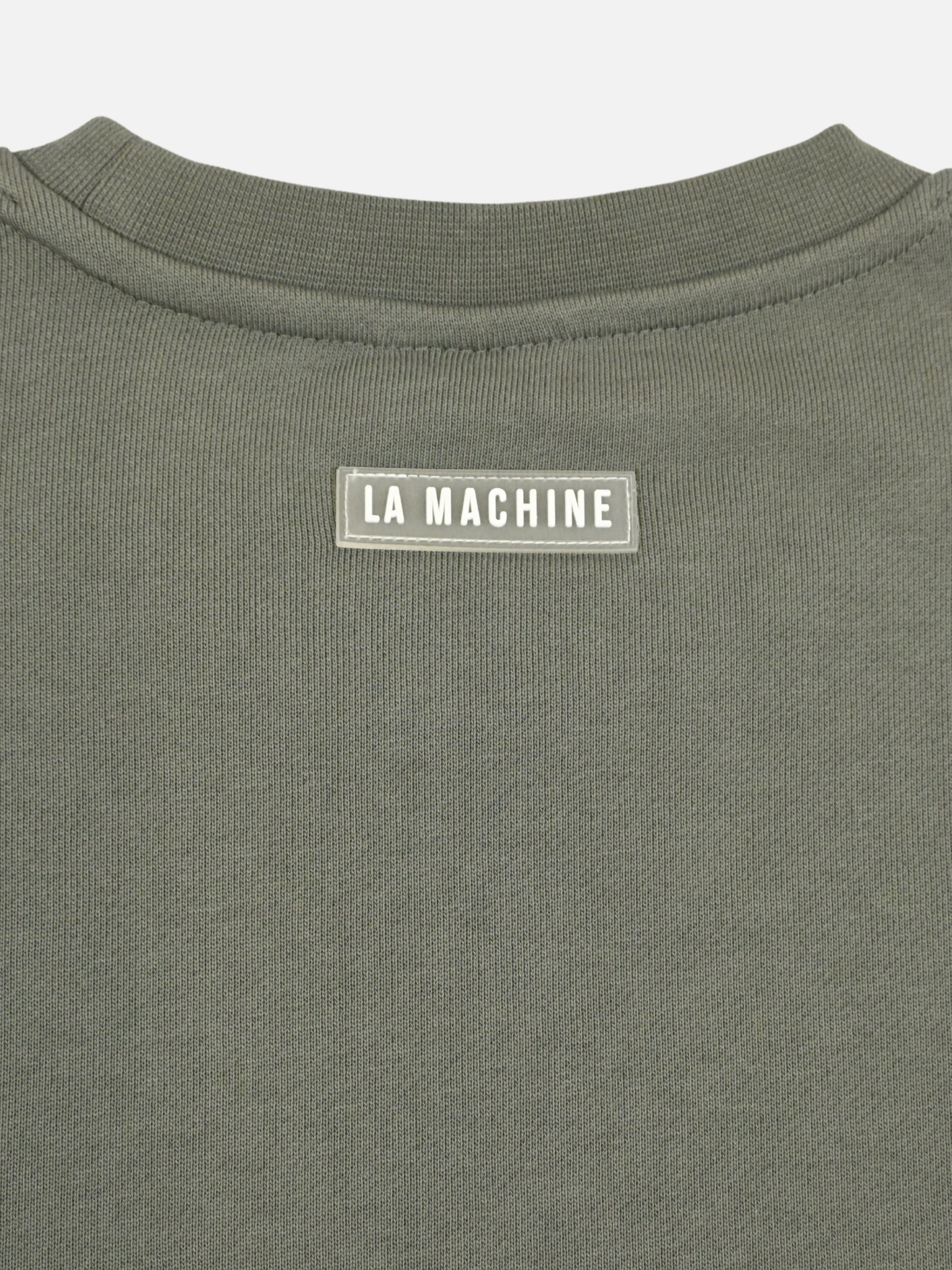 The La Machine Club Line - Sweatshirt - Castor Grey by La Machine Cycle Club, shown from another angle.
