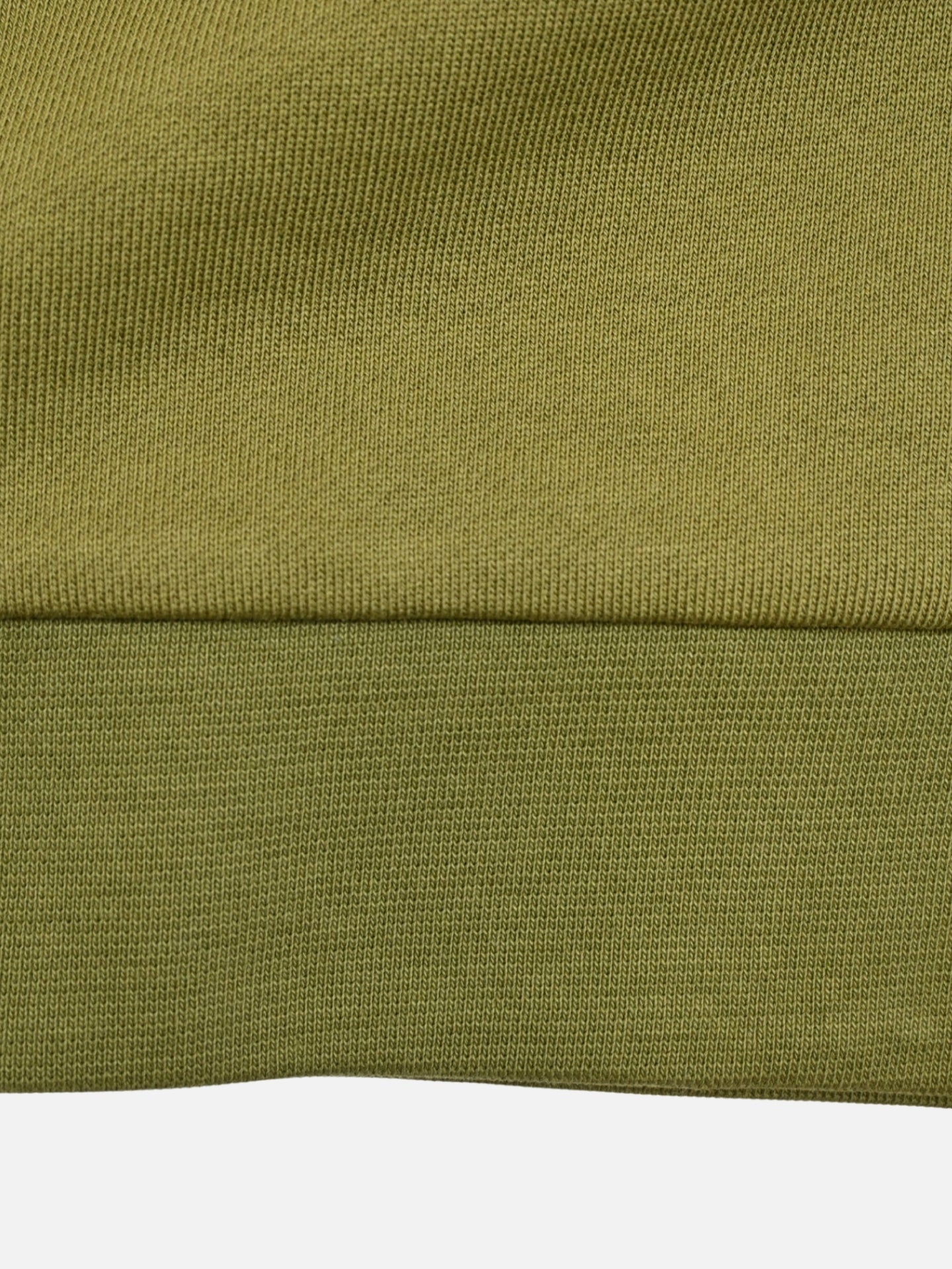 Detail view of the La Machine Club Line - Sweatshirt - Olive by La Machine Cycle Club.