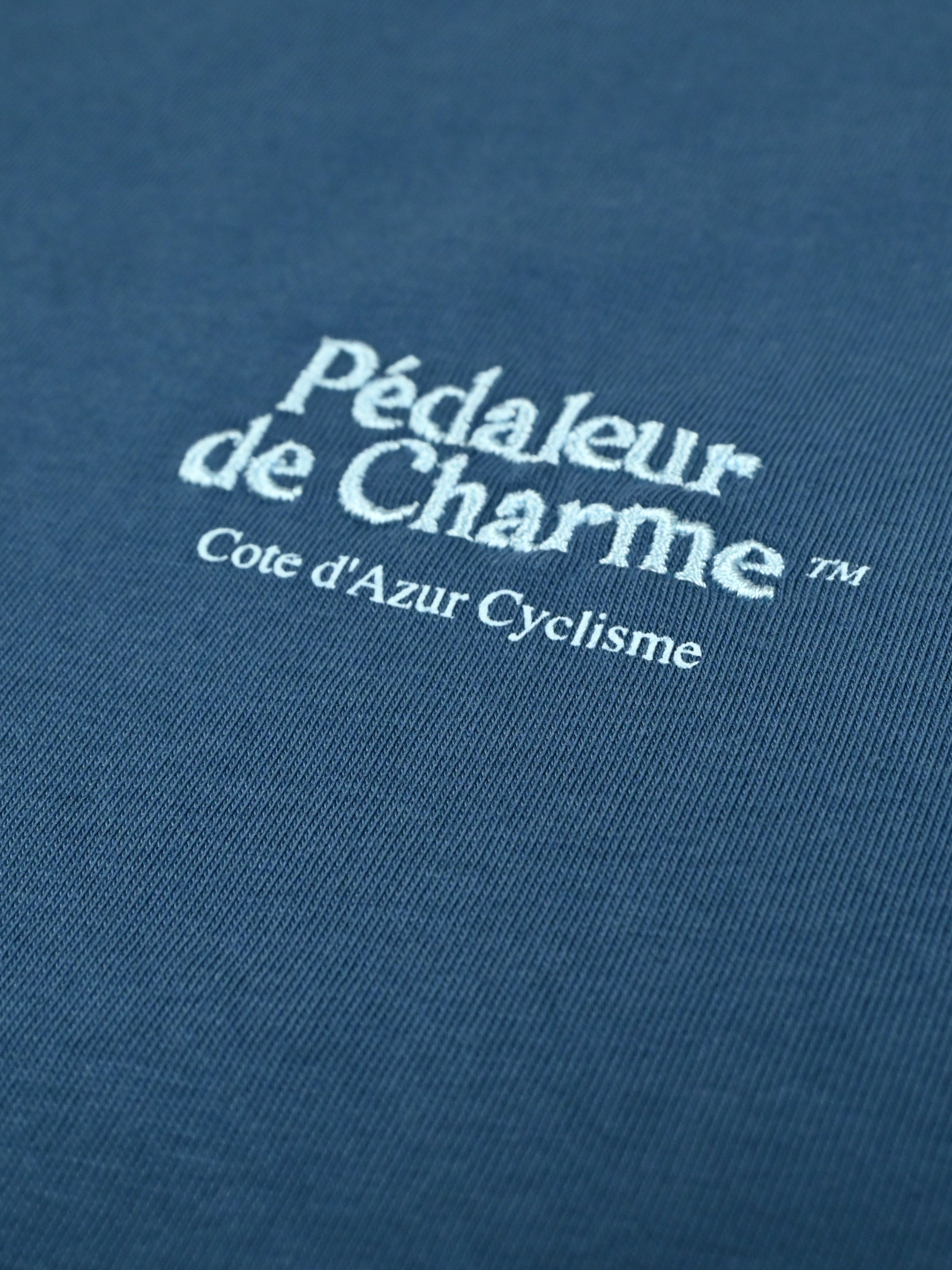 The Pedaleur de Charme - Embro - T-shirt - Saragossa Sea by La Machine Cycle Club, alternate product view.