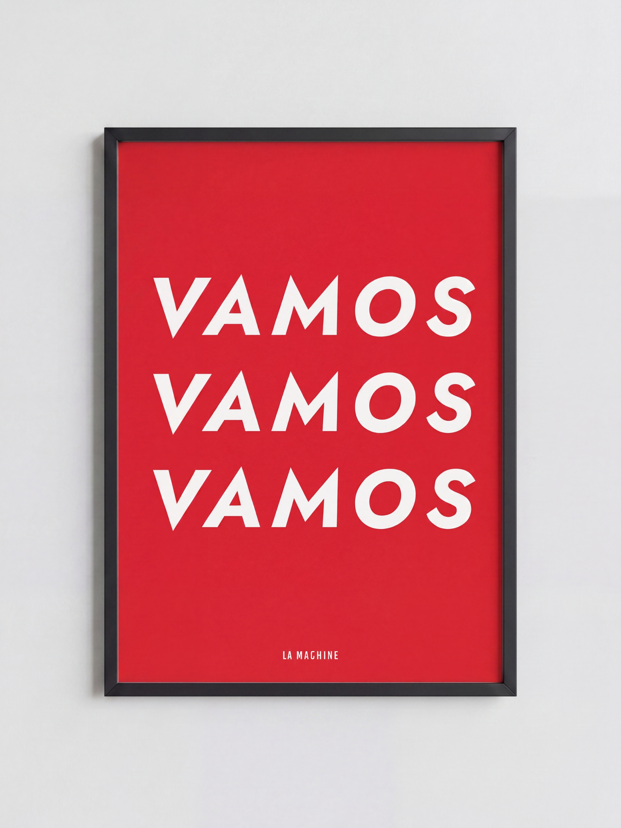 The Vamos - Poster by La Machine Cycle Club, shown from another angle.