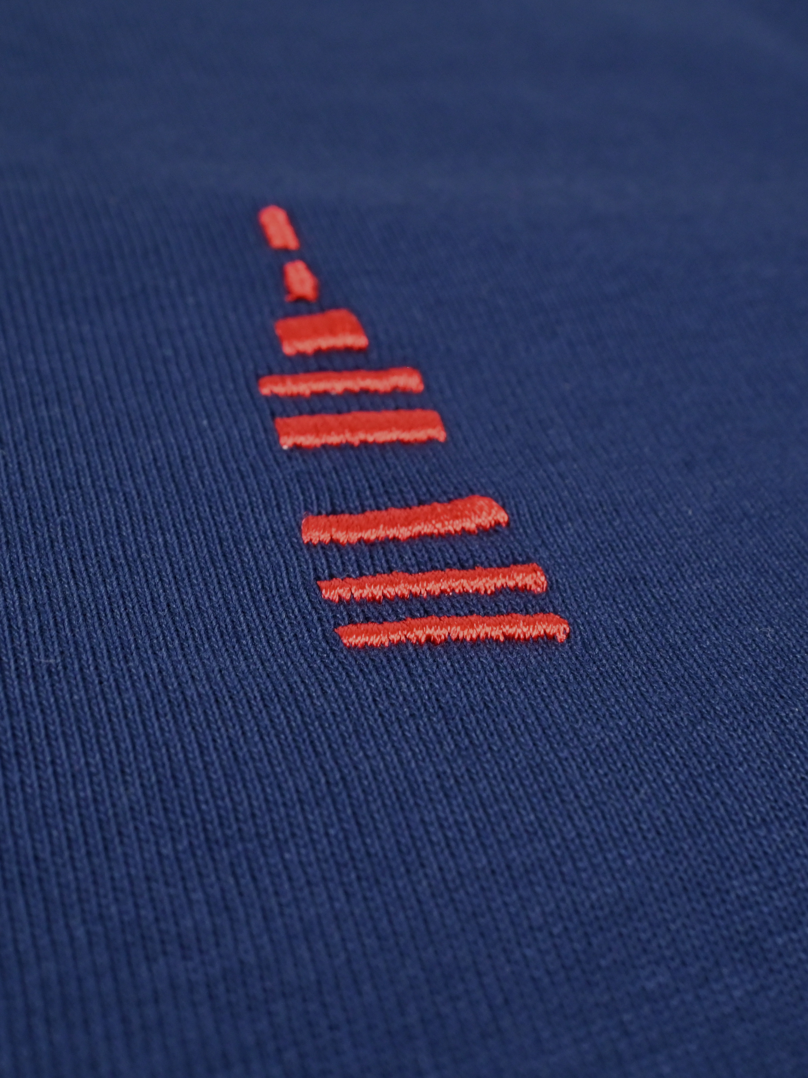 Detail view of the Ventoux - T-shirt by La Machine Cycle Club.