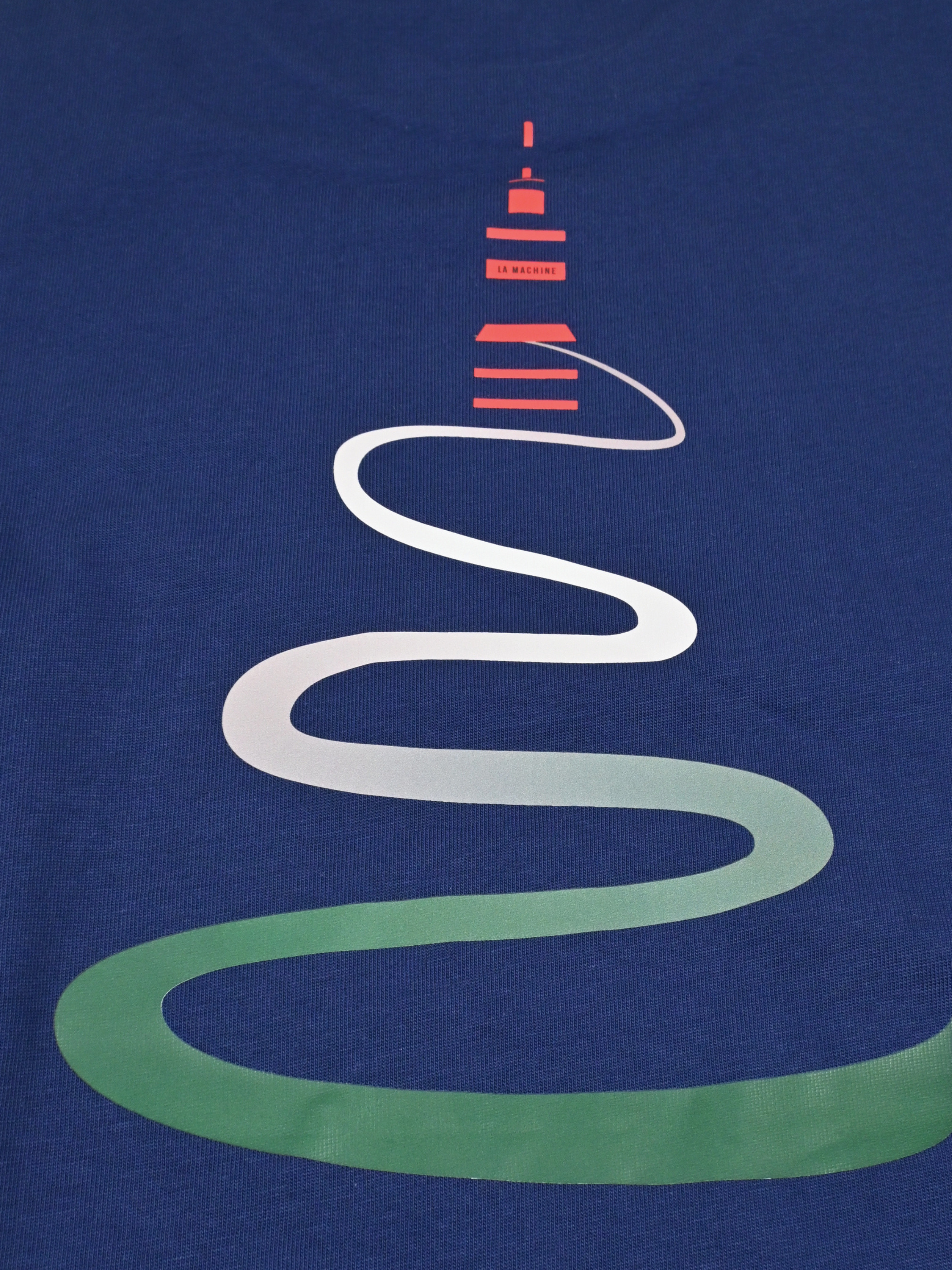 The Ventoux - T-shirt by La Machine Cycle Club, alternate product view.