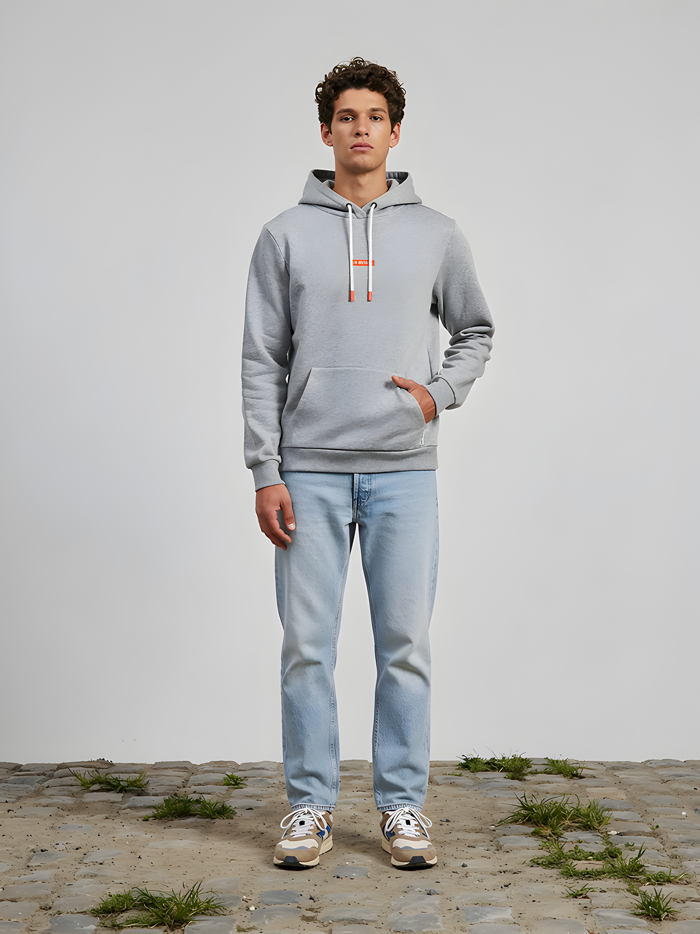 Beyond the bike - Hoodie - Melange Grey