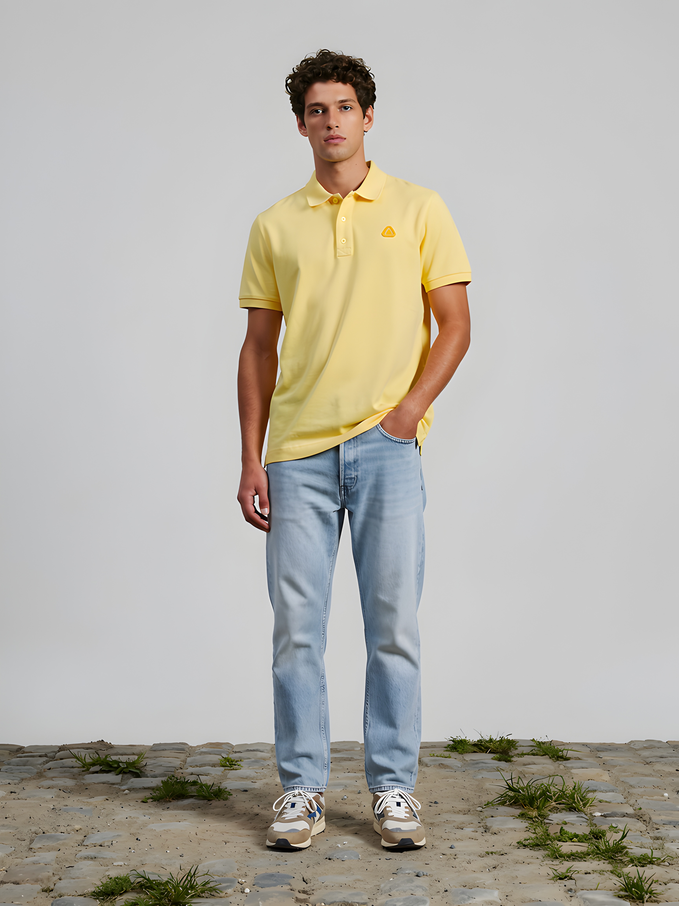 Allez - Tour de France - Polo Shirt - Light Yellow