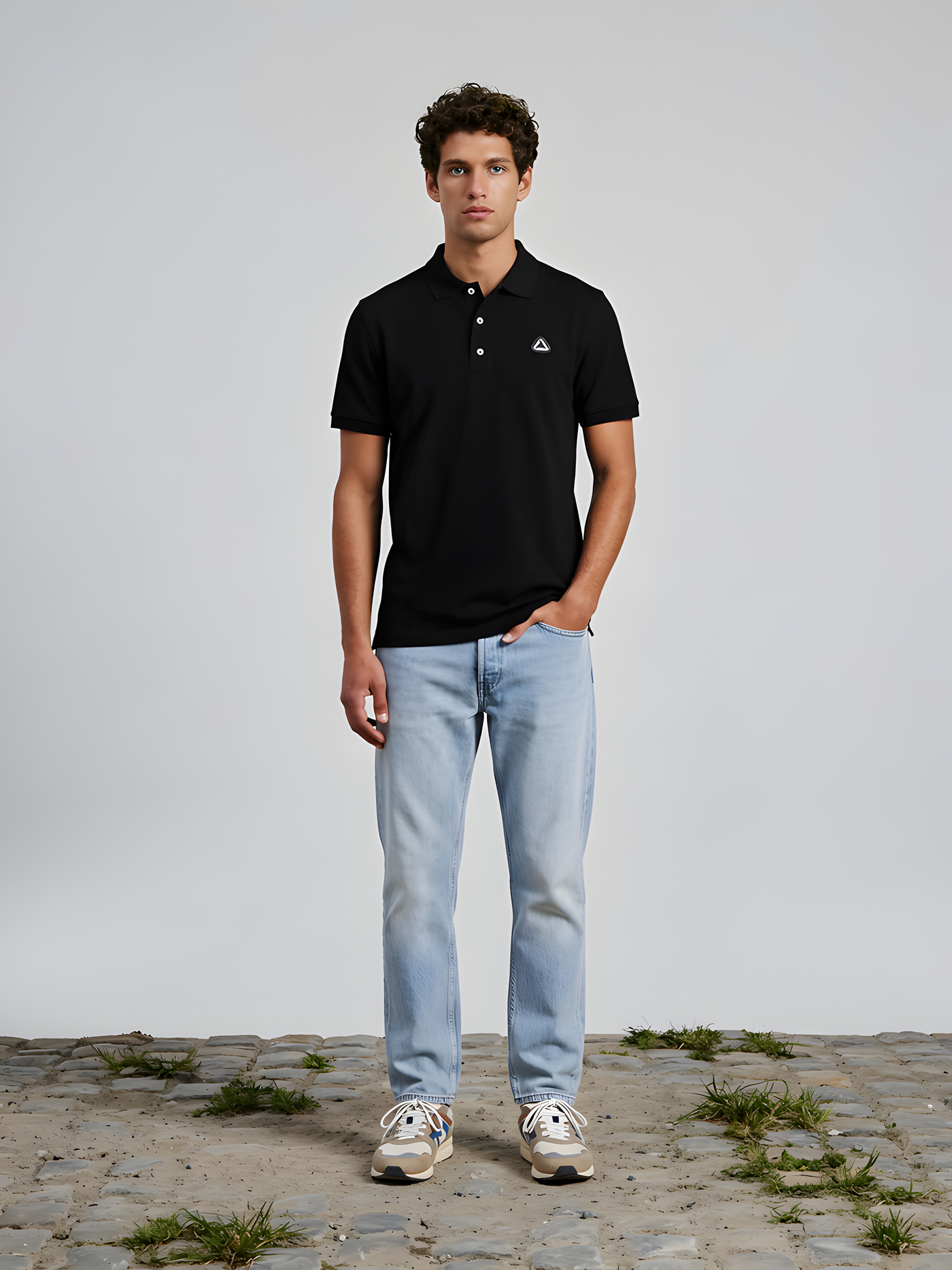 Vai Allez Vamos - Polo - Black