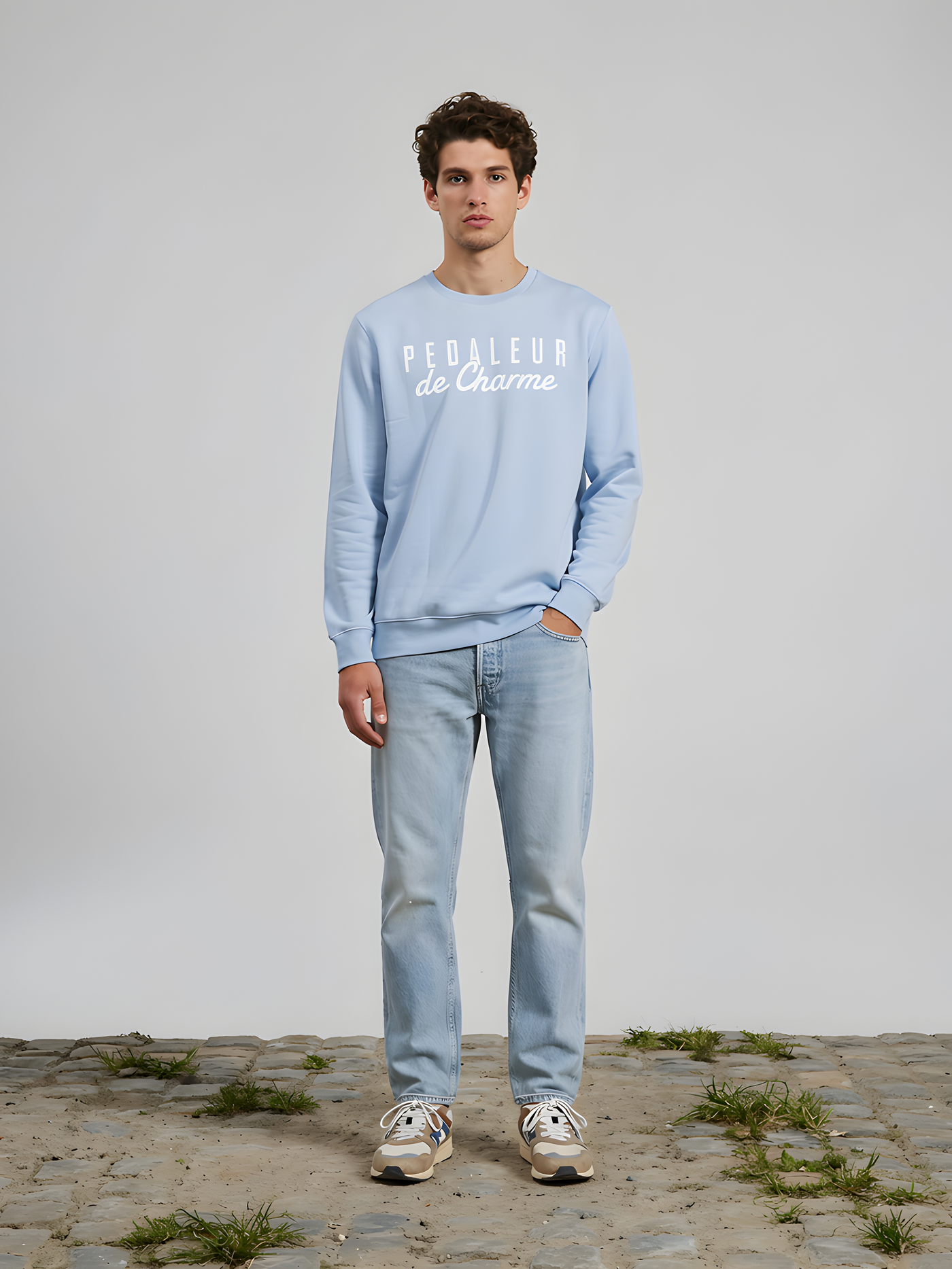 Pedaleur de Charme - Sweatshirt - Light Blue