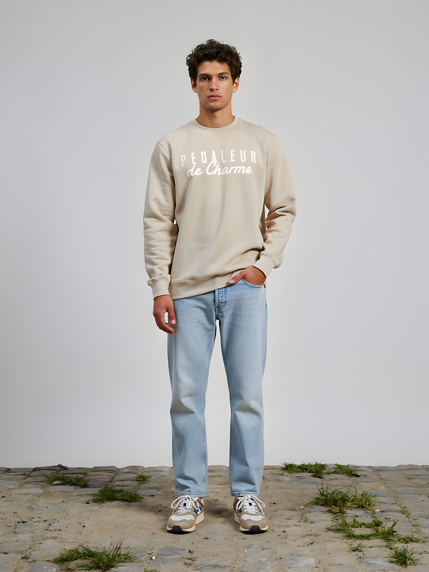 Pedaleur de Charme - Sweatshirt - Sand