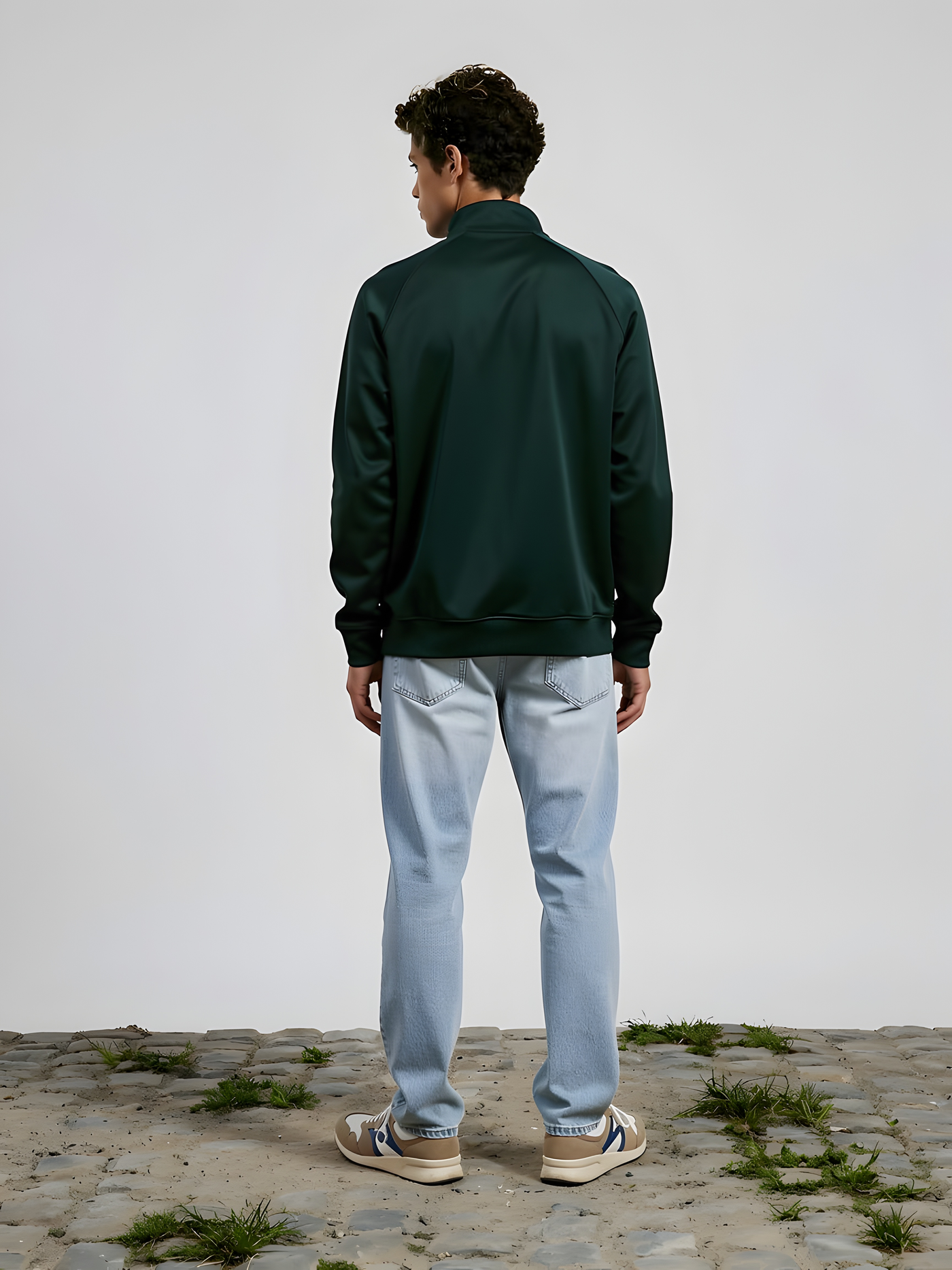 Food of Champions - Track Jacket - Atlantic Deep