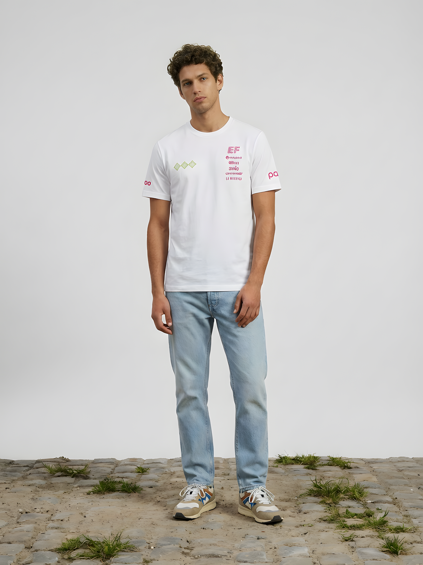 La Machine X EF Pro Cycling - Reverted T-shirt - White