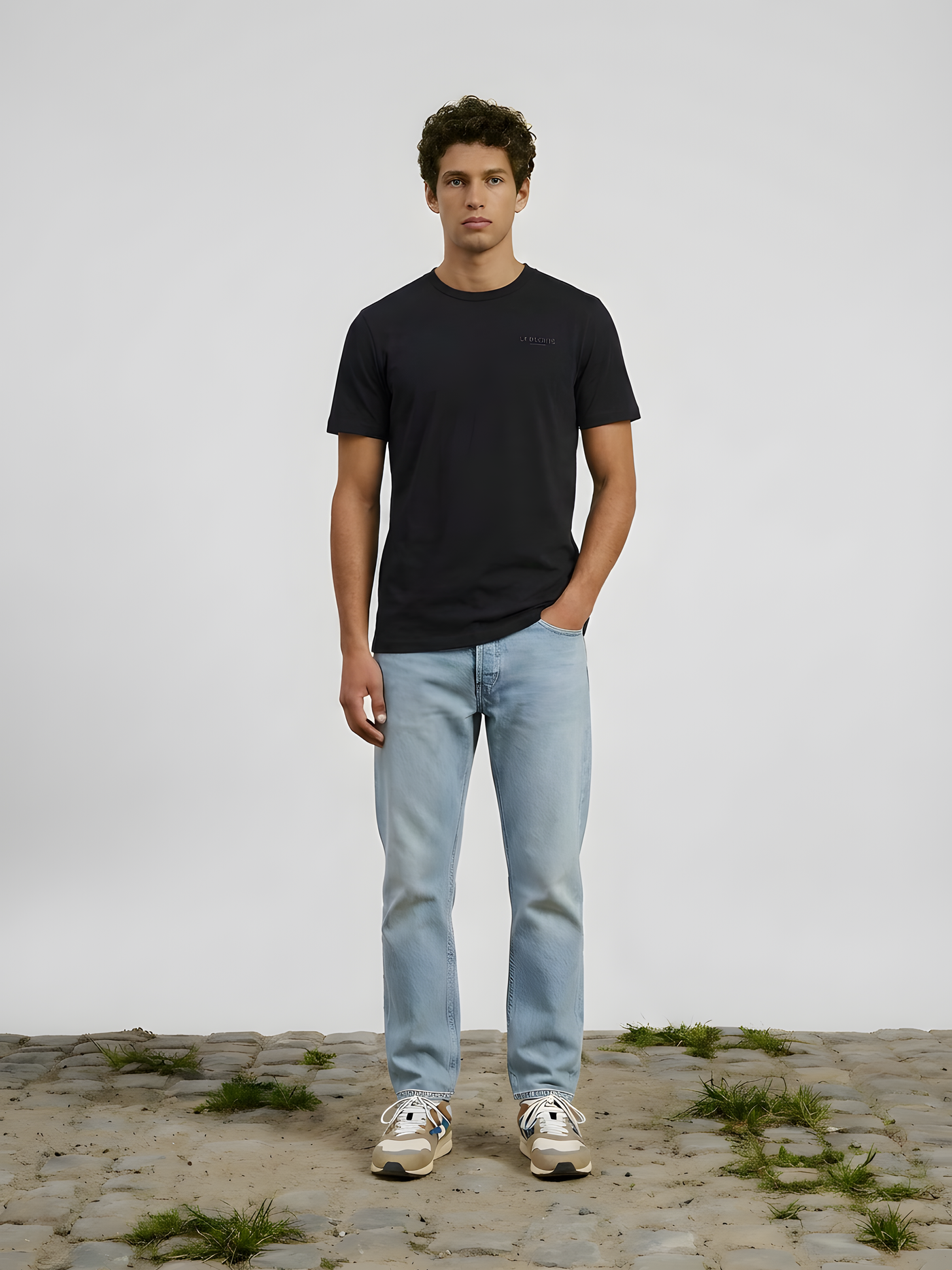 La Machine Club Line T-shirt - Dark Navy