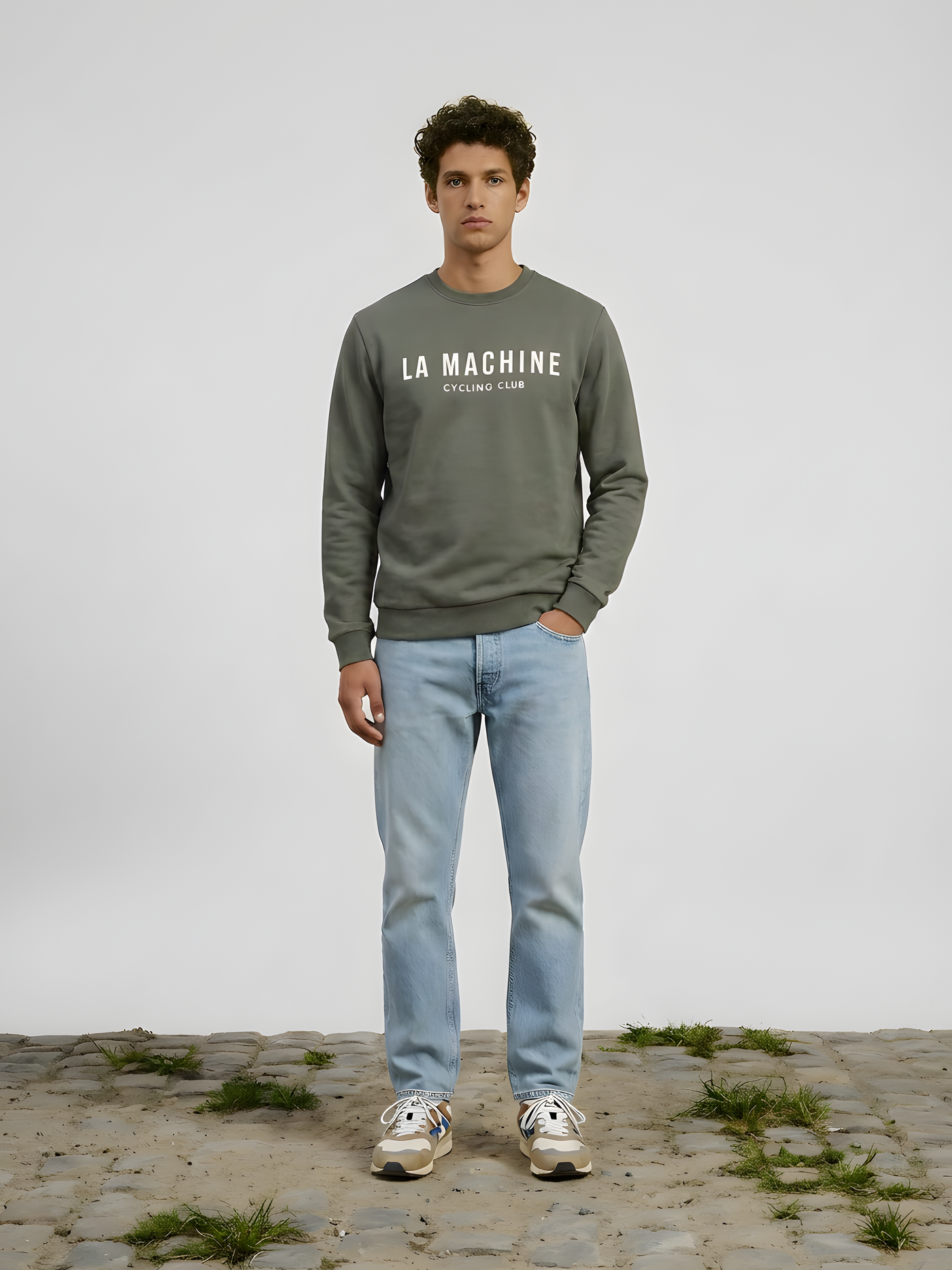 La Machine Club Line - Sweatshirt - Castor Grey