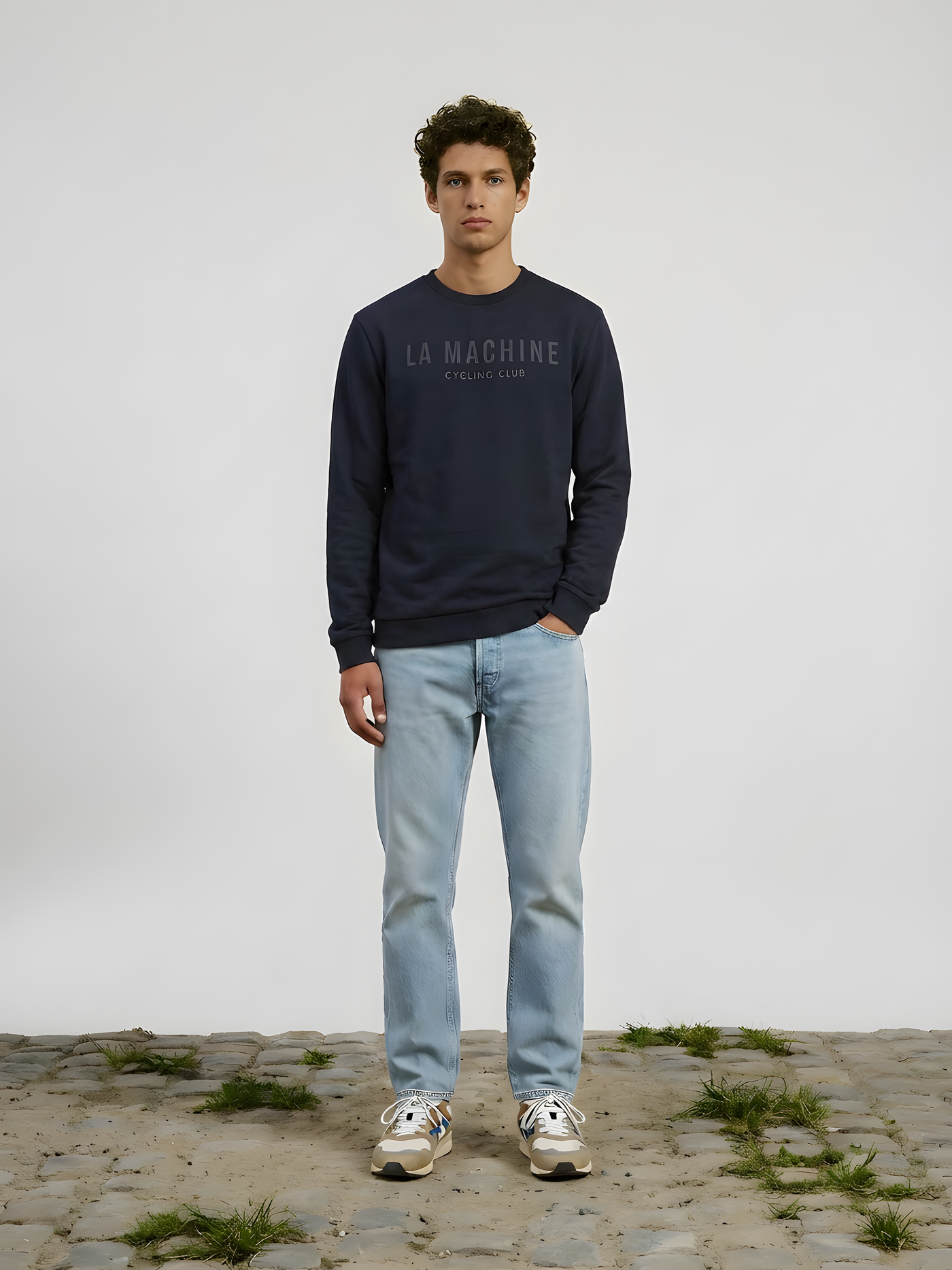 La Machine Club Line - Sweatshirt - Navy