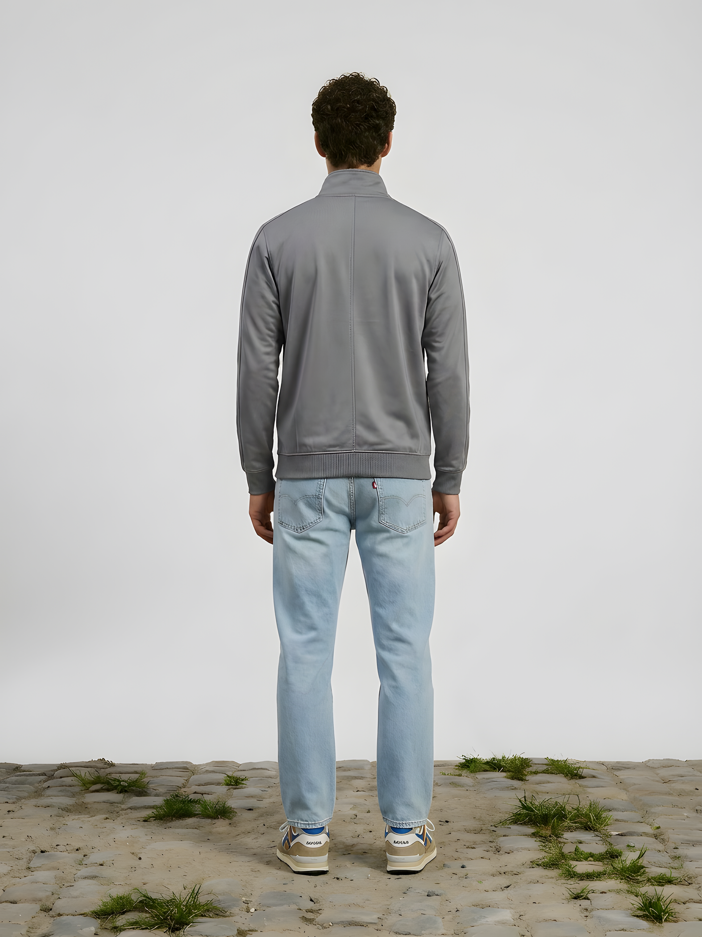 Coffee Ride Winners Club - Track Jacket - Steel Grey