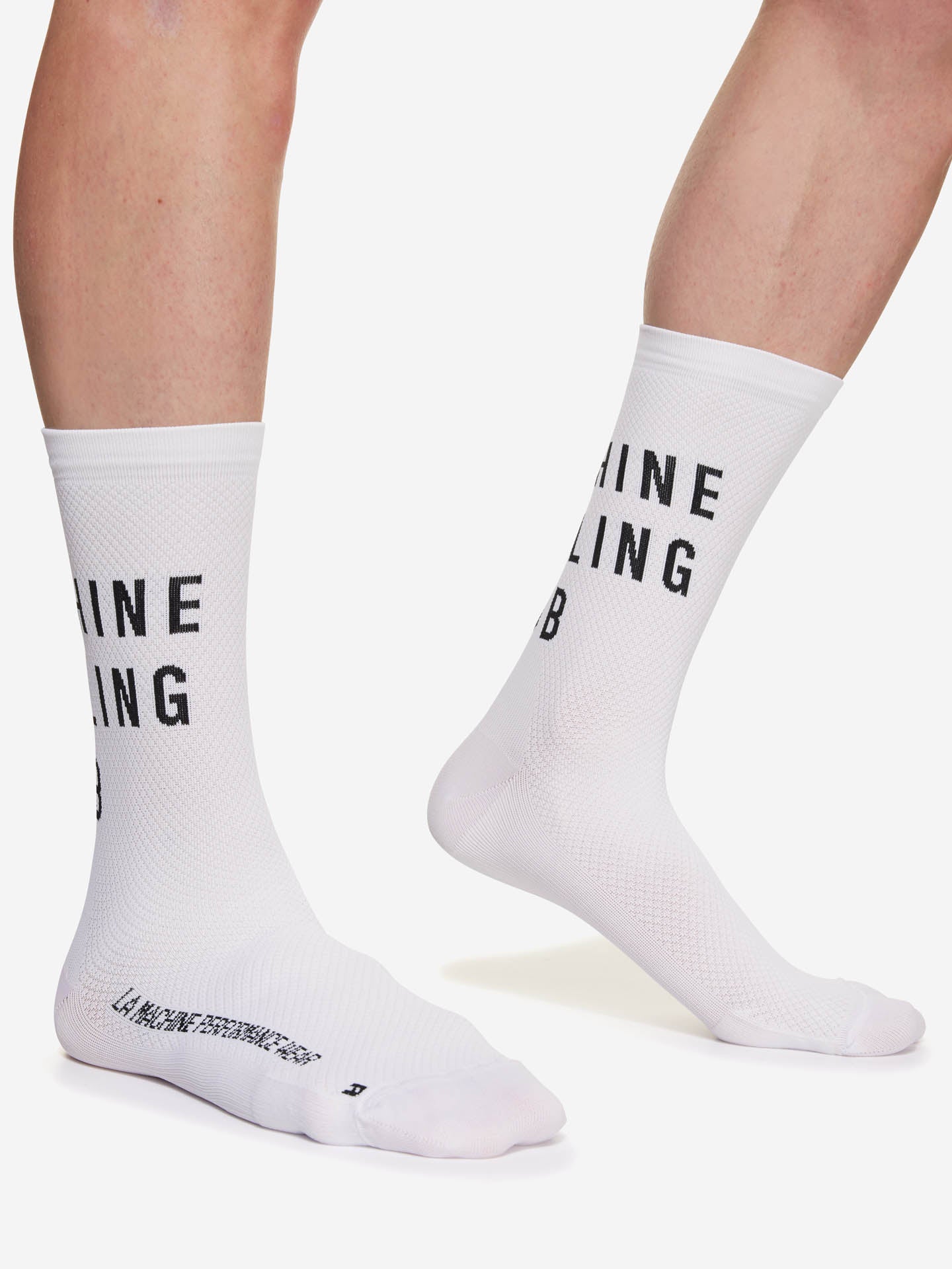 La Machine Cycling Club - Cycling Socks - White