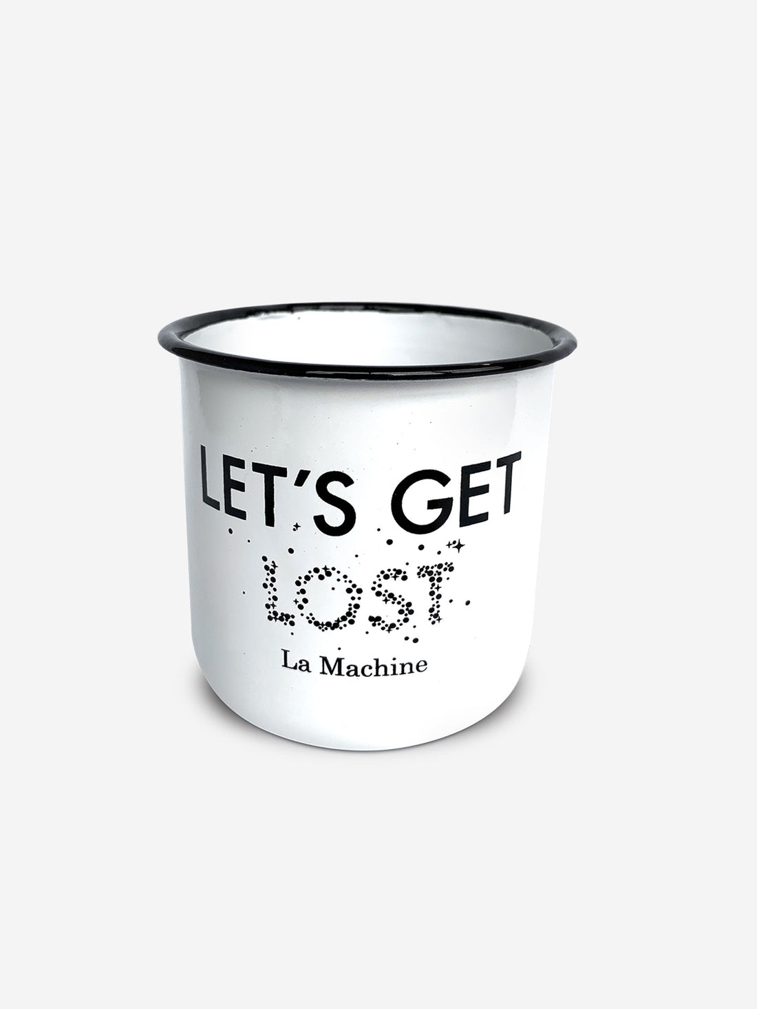 Enamel Coffee Mug - Let's get Lost - La Machine Cycle Club
