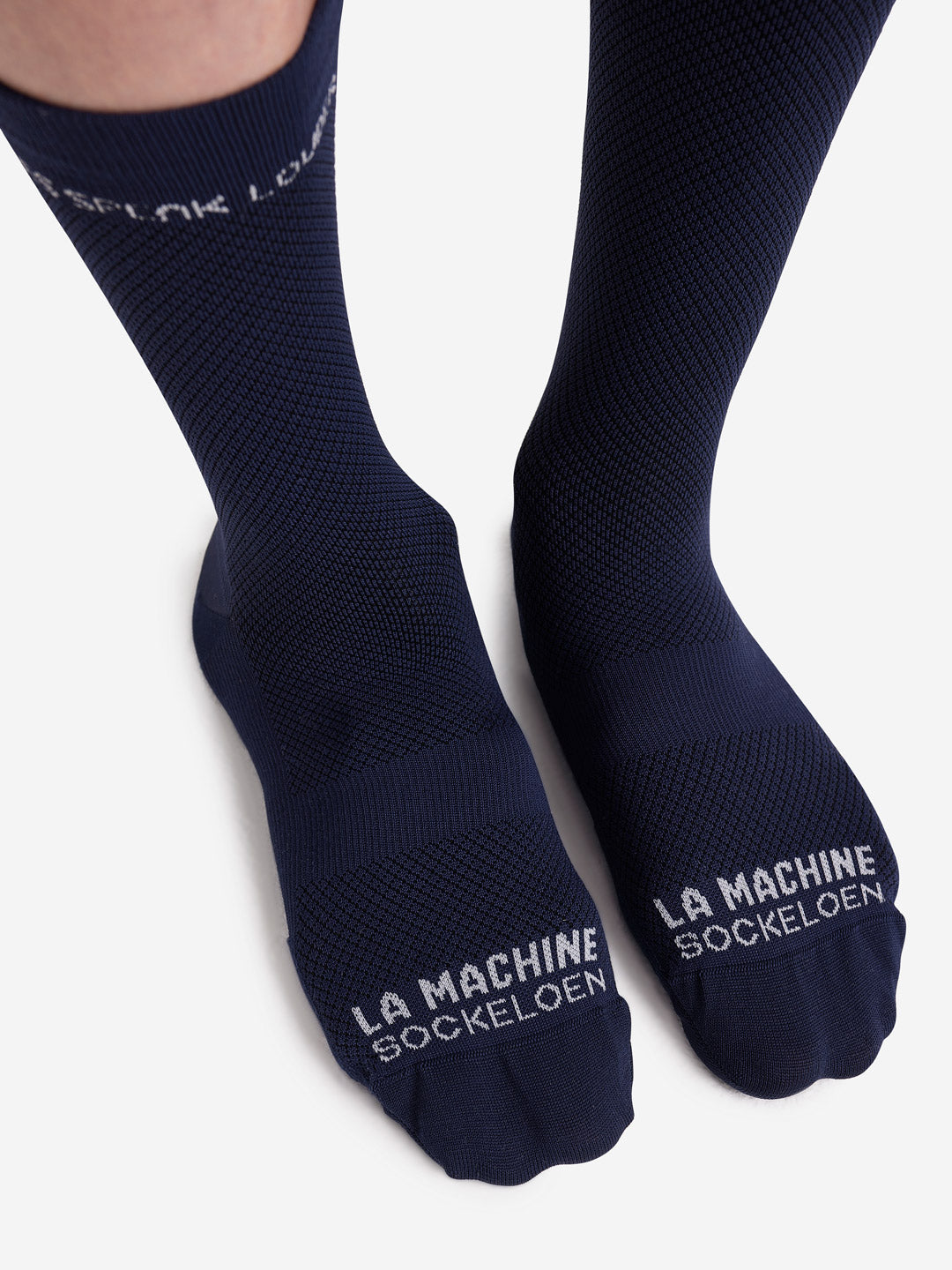 Louder than words - Cycling Socks - Dark Blue - La Machine Cycle Club
