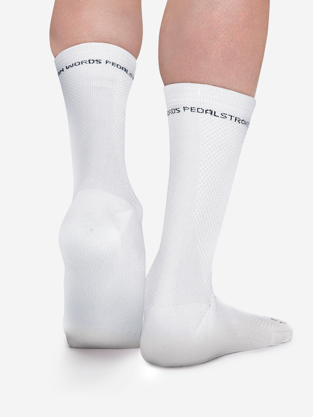 Louder than words - Cycling Socks - White