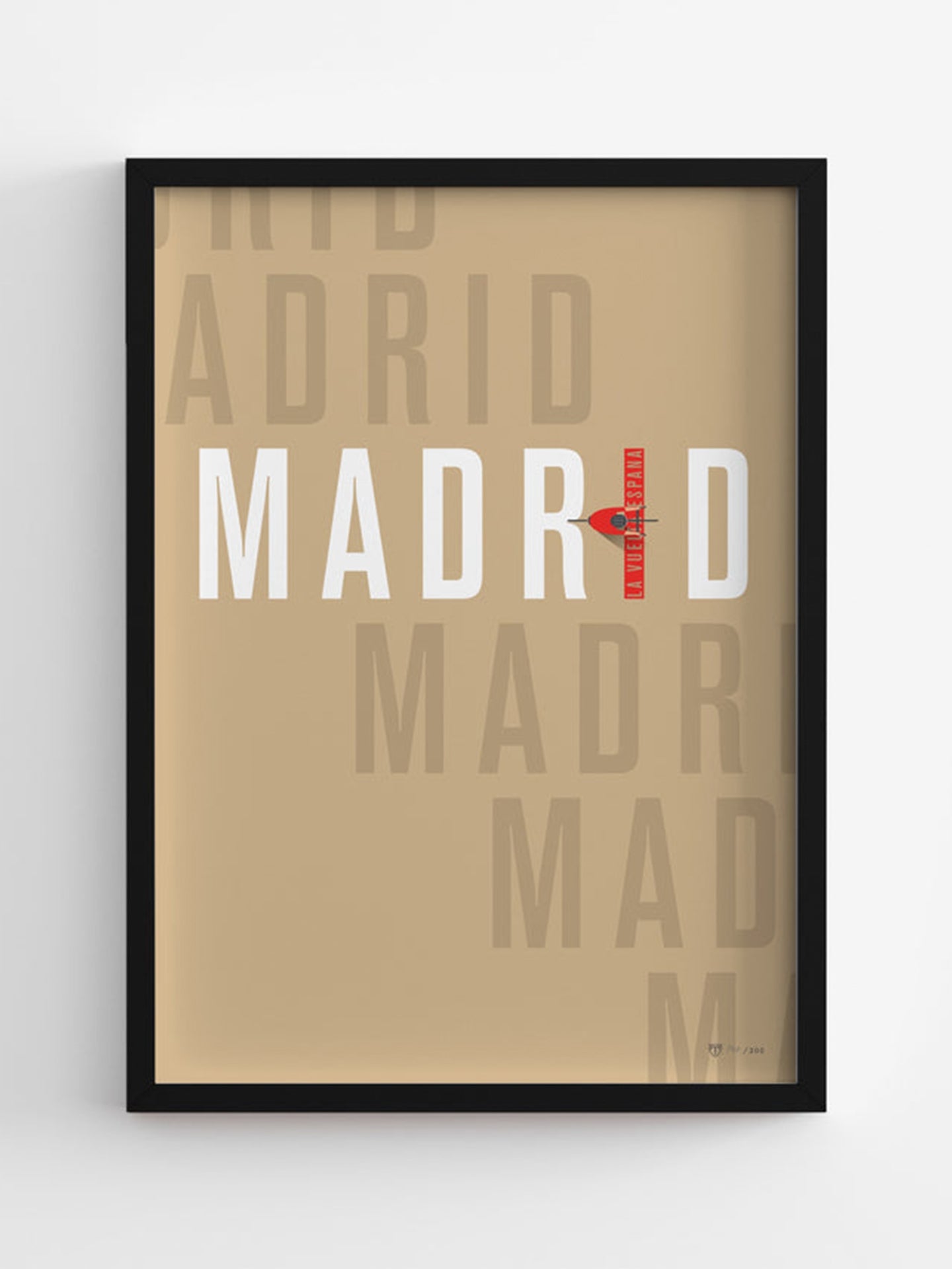 Madrid - Poster - La Machine Cycle Club.
