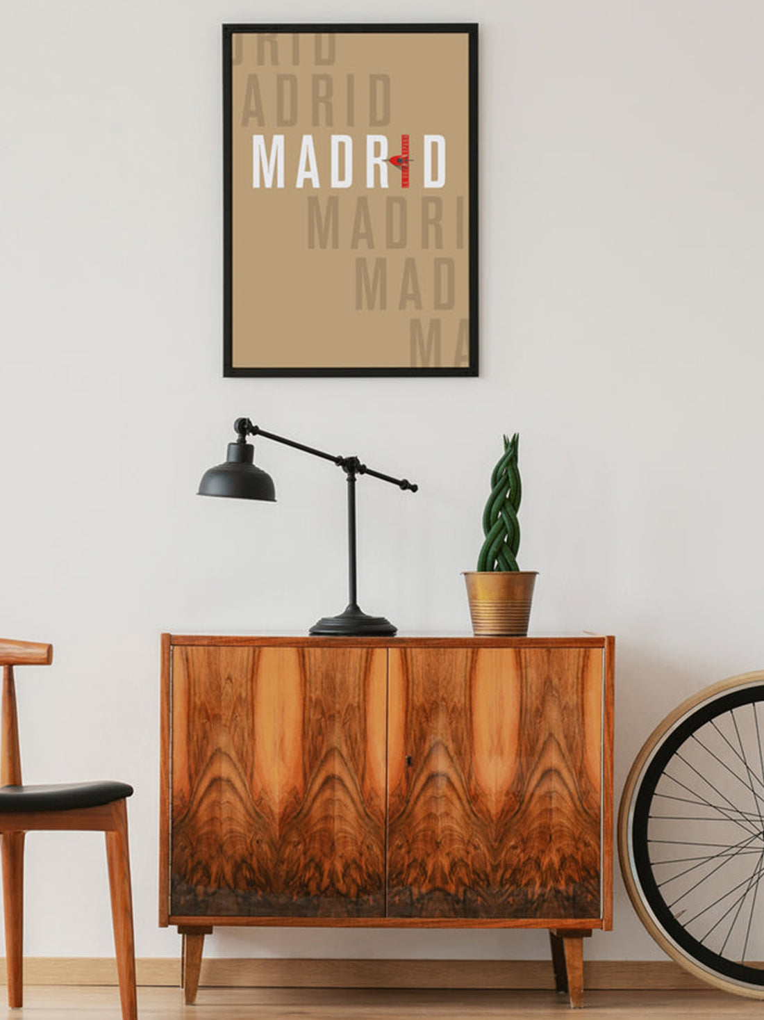 Madrid - Poster - La Machine Cycle Club.