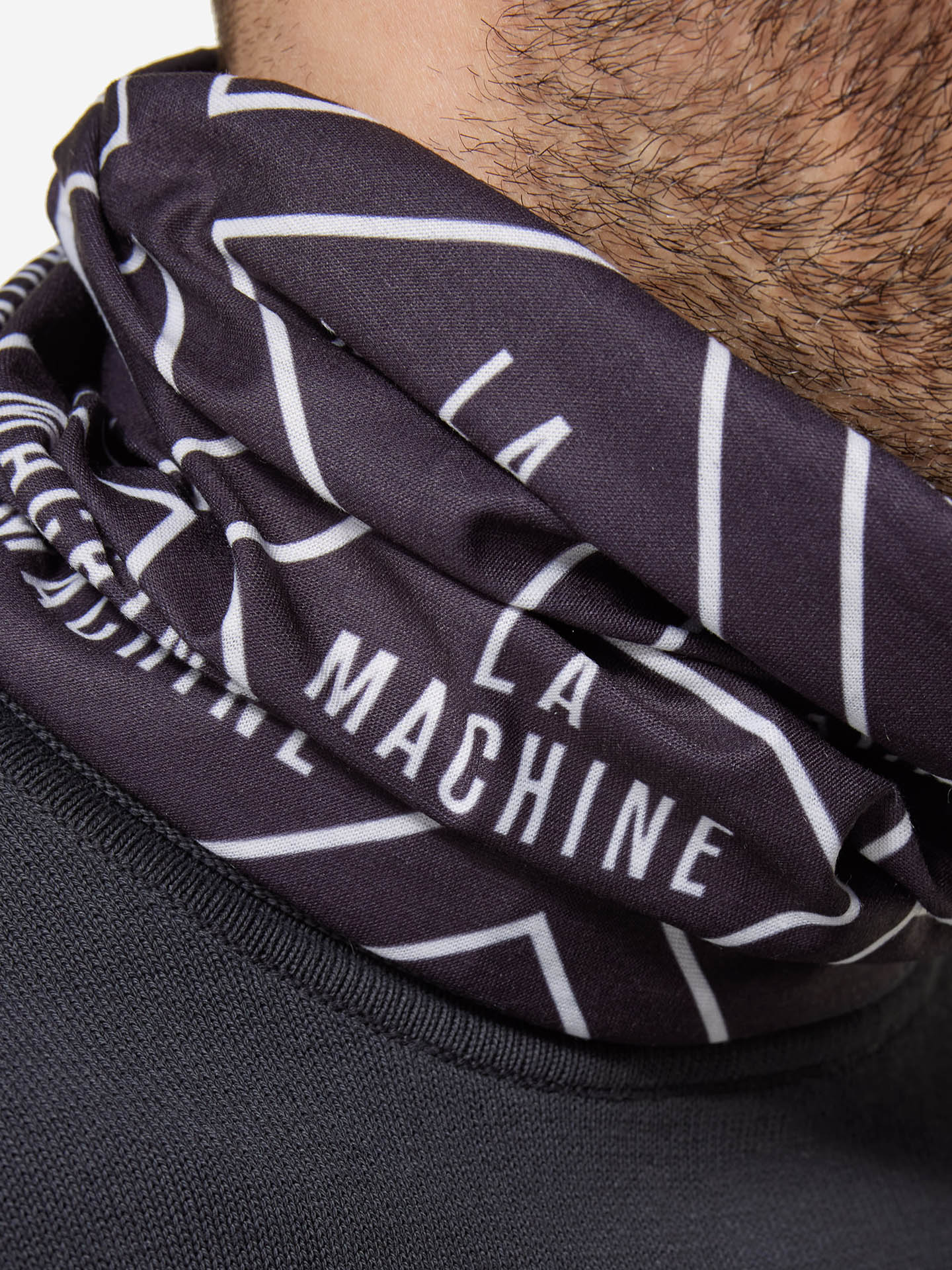 La Machine Neck Warmer – Black -  La Machine Cycle Club.